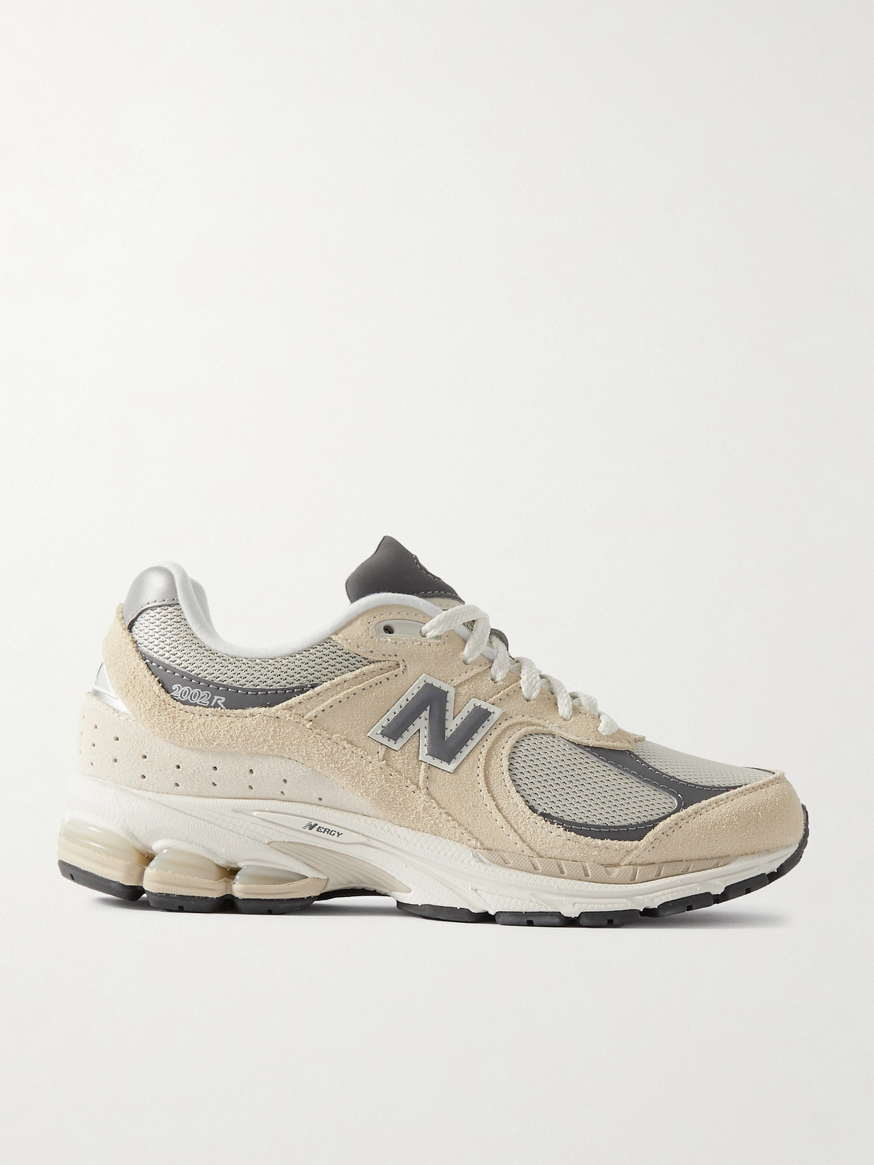New Balance - 2002r Leather-trimmed Mesh And Suede Sneakers - Neutrals