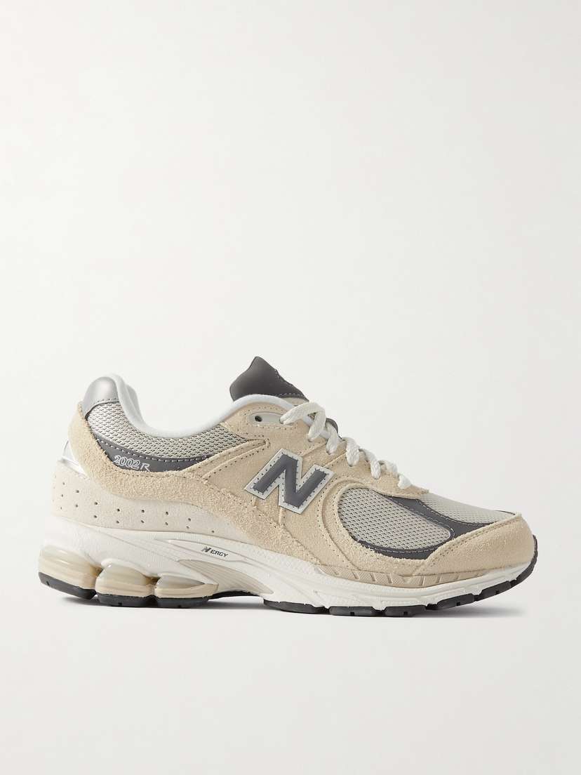 New Balance 2002r Leather-trimmed Mesh And Suede Sneakers