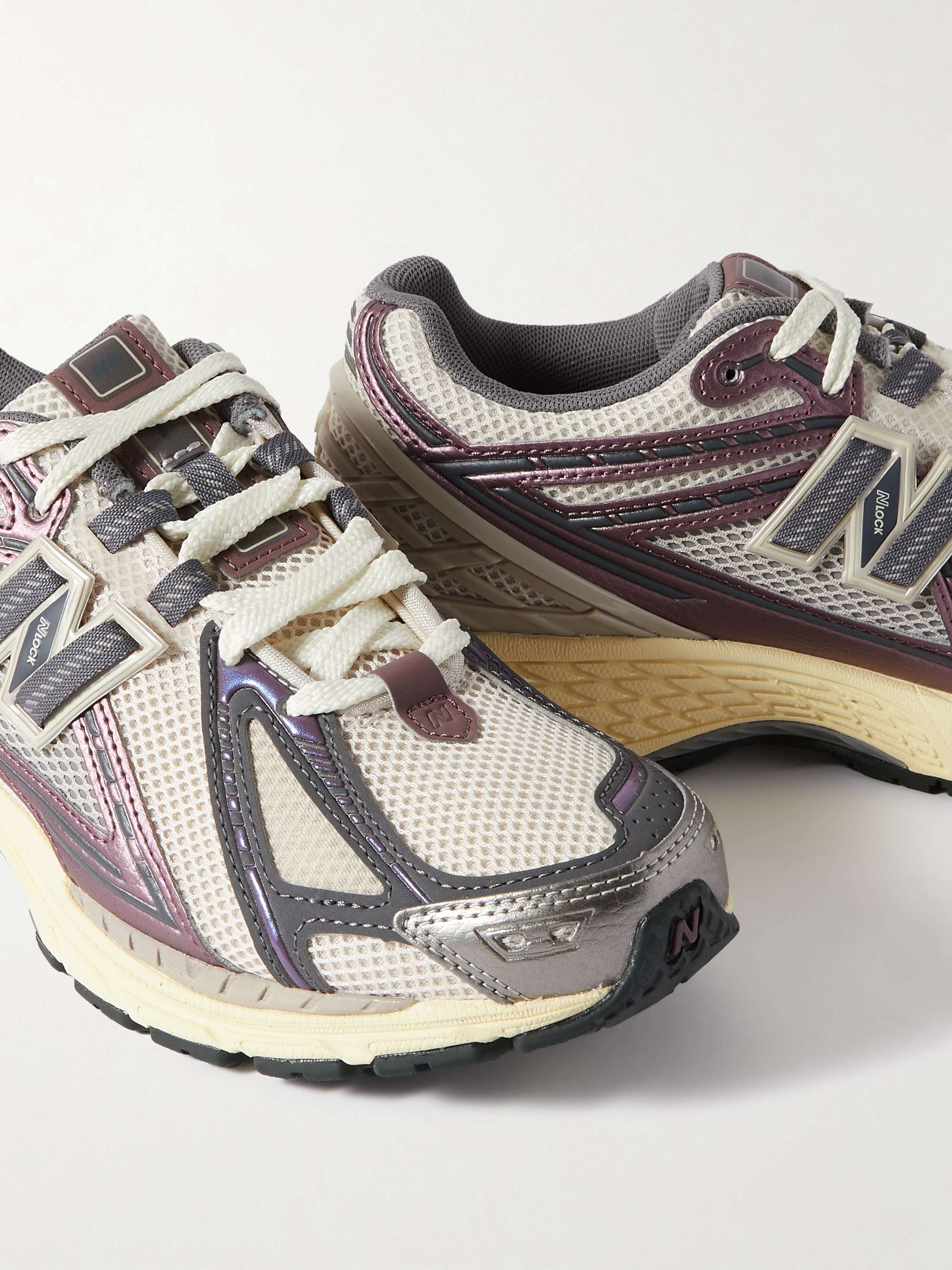 NEW BALANCE 1906 メッシュ スニーカー メタリックフェイク