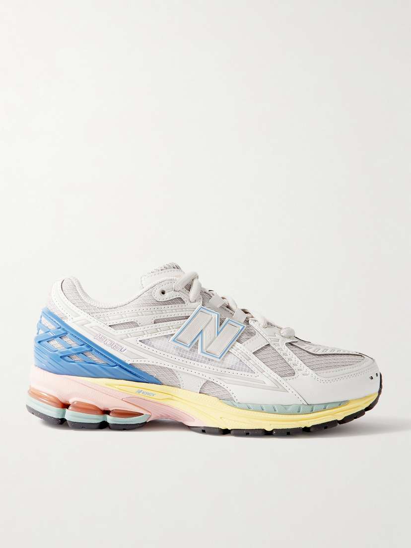 New Balance 1906 Rubber-trimmed Faux Leather And Mesh Sneakers - US 9