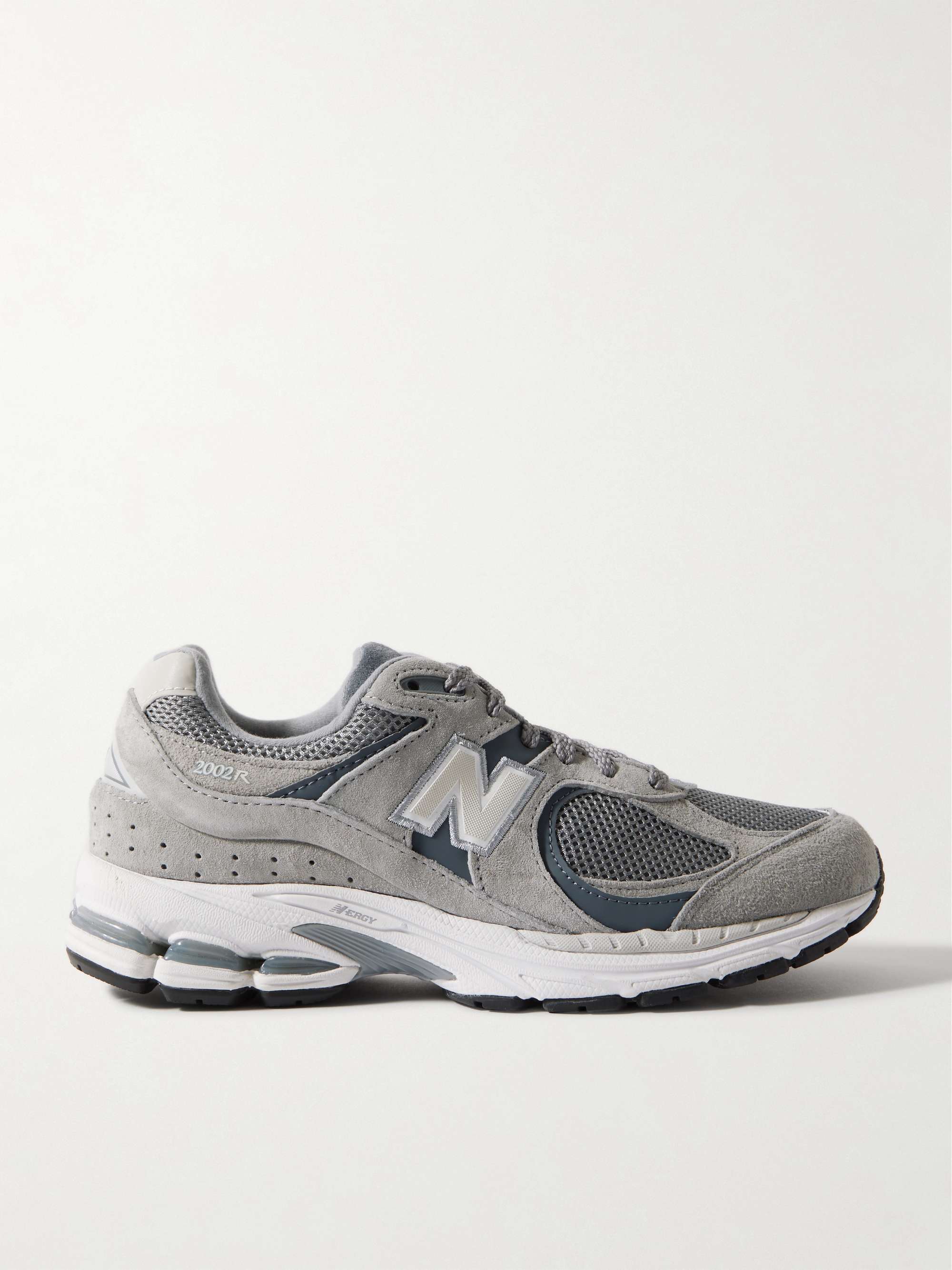 NEW BALANCE 2002R leather trimmed mesh and suede sneakers NET A