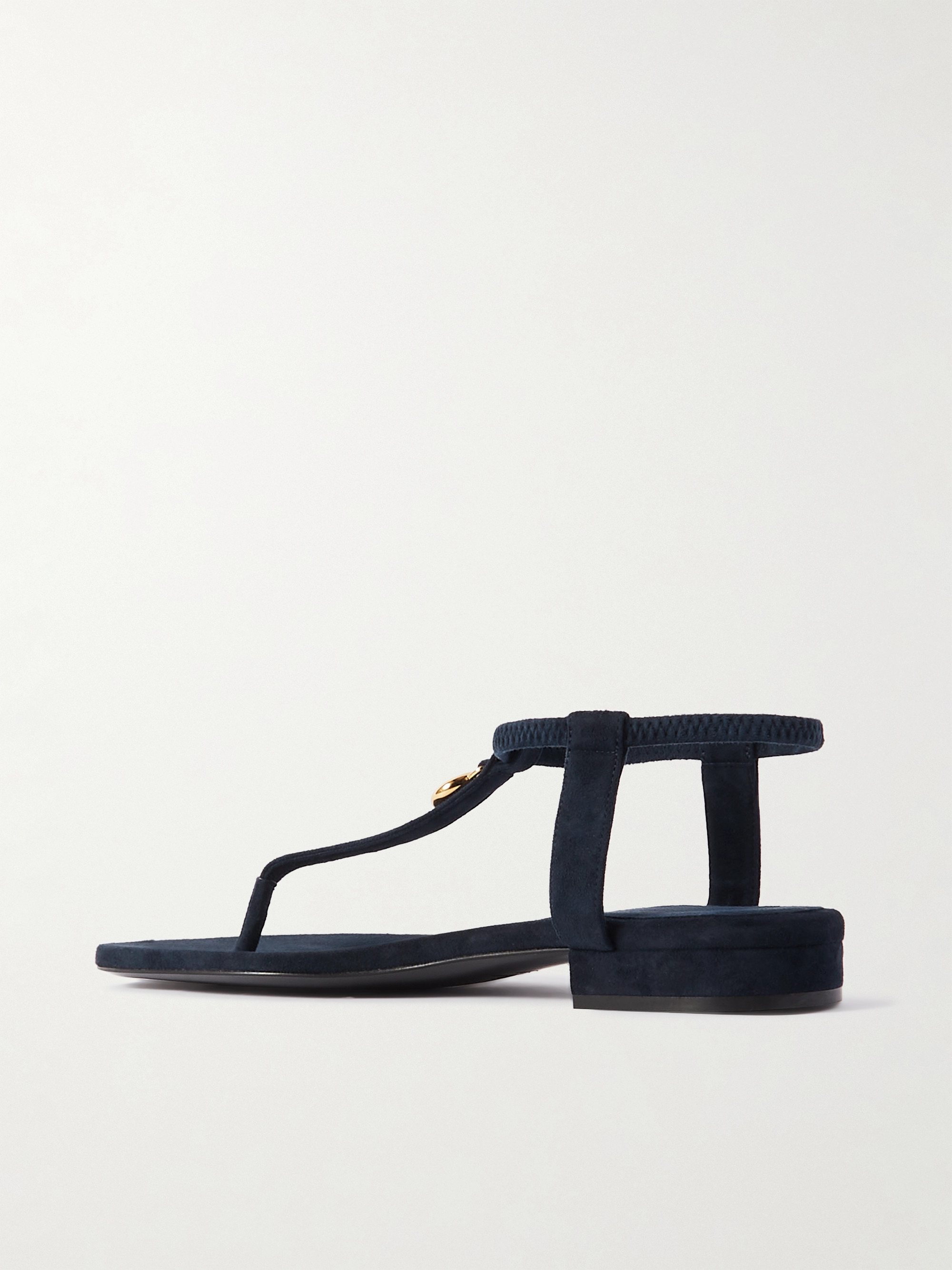 Loro Piana Mindil embellished suede sandals
