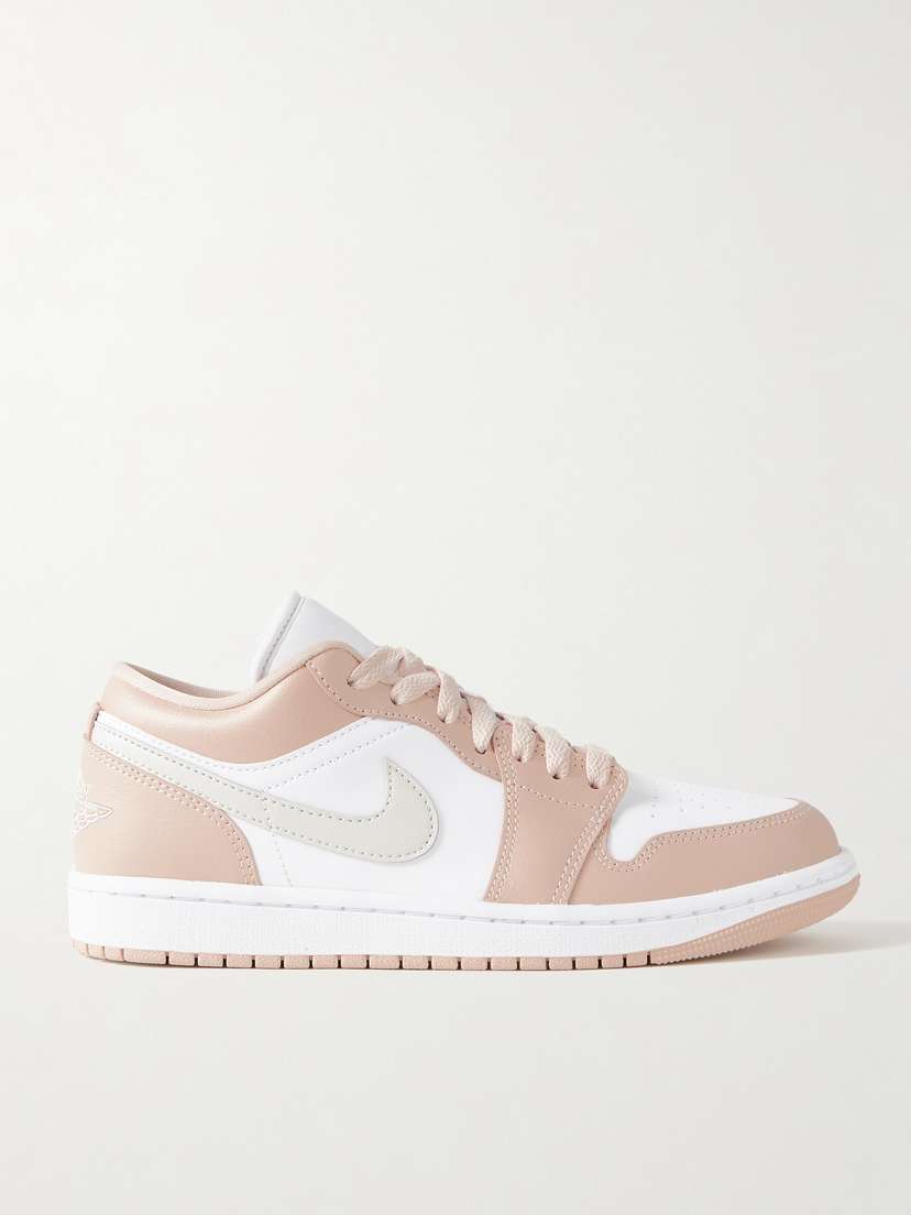 Nike Air Jordan 1 Low Leather Sneakers