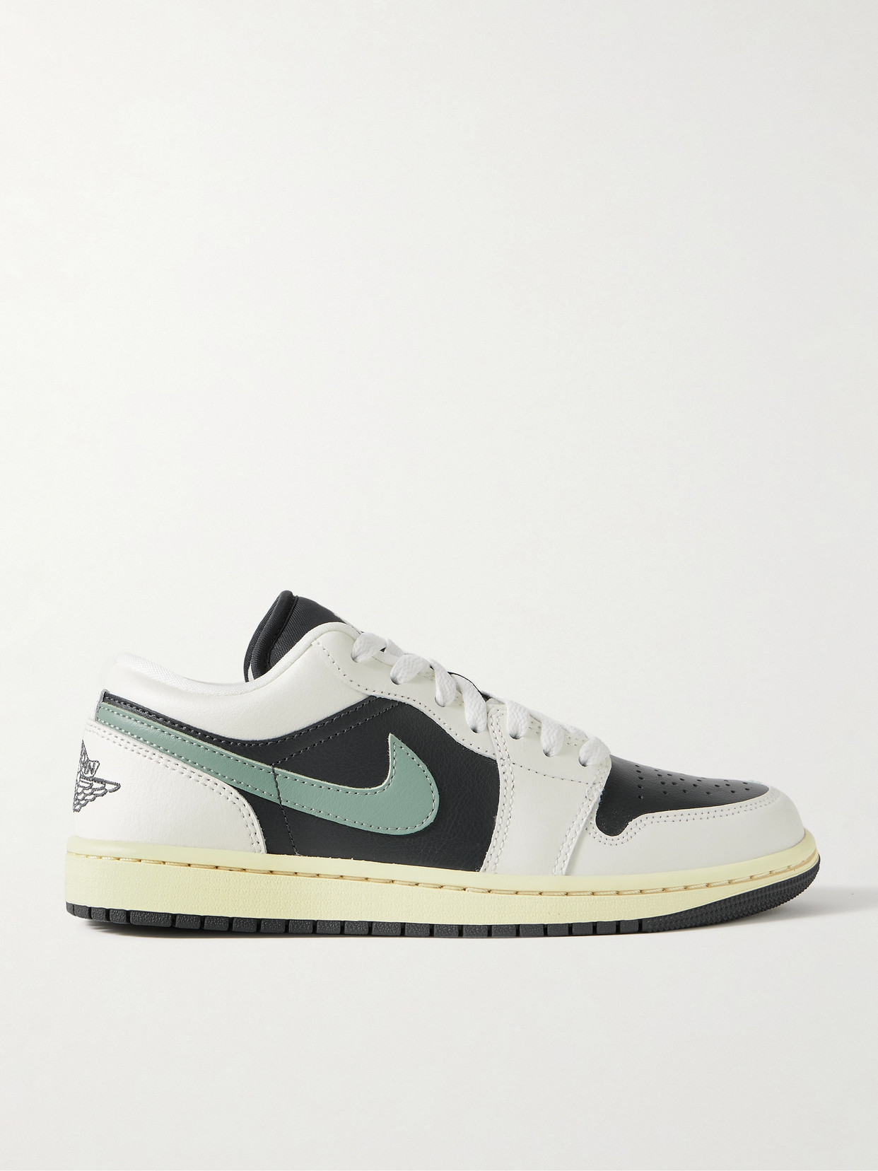NIKE AIR JORDAN 1 LOW LEATHER SNEAKERS