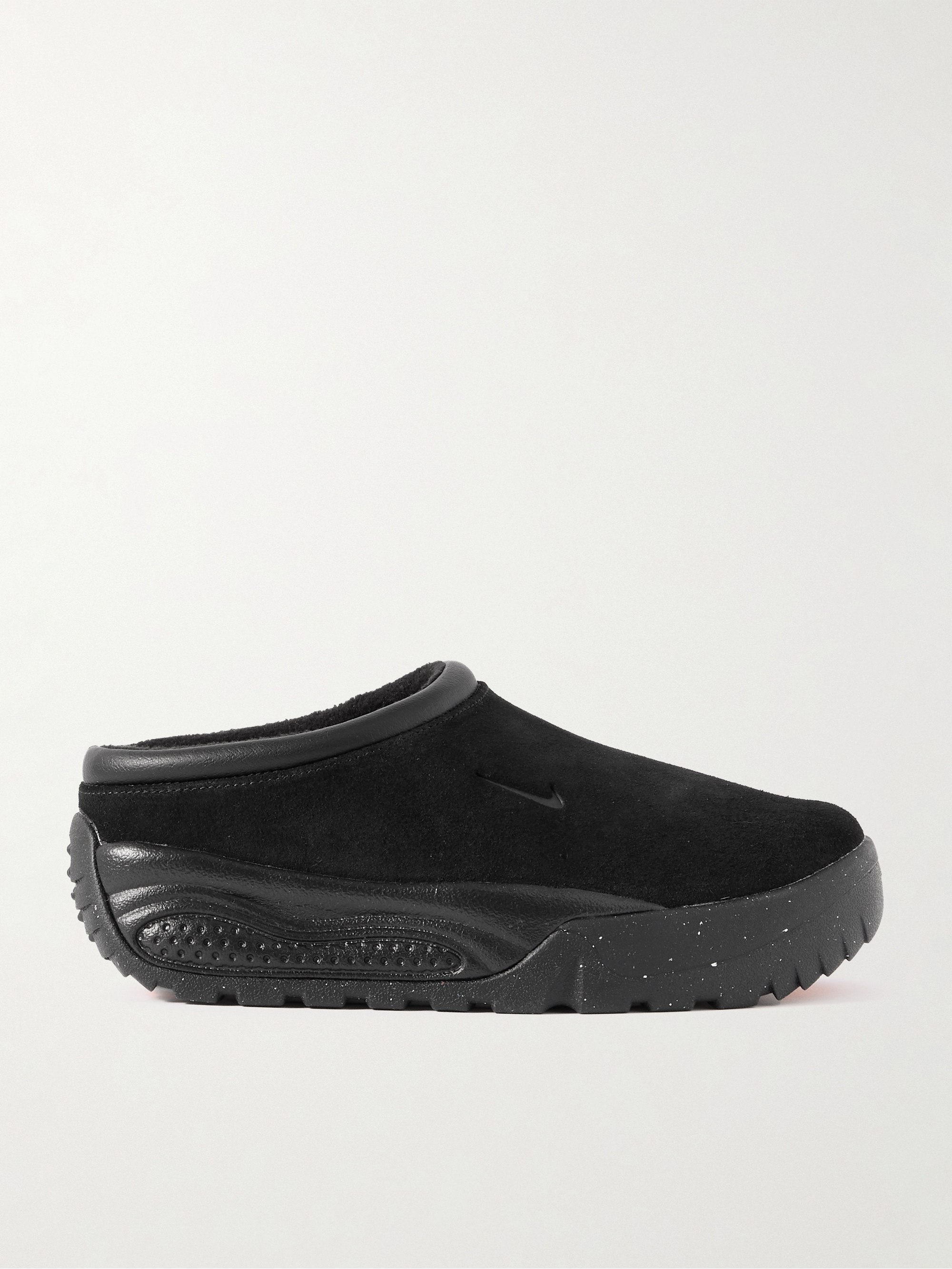 Nike ACG Rufus leather-trimmed suede slip-on sneakers