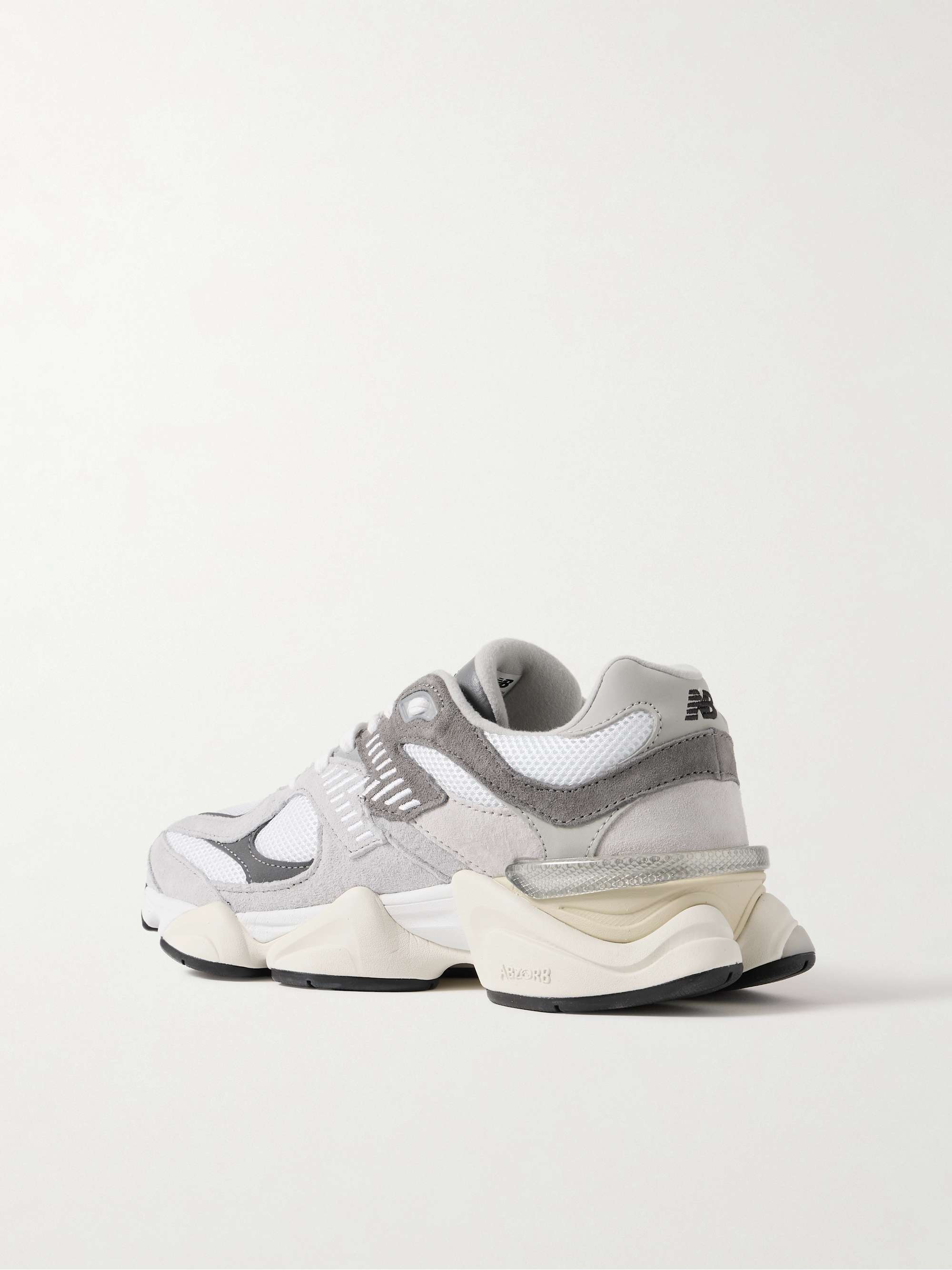 NEW BALANCE 9060 suede, leather and mesh sneakers