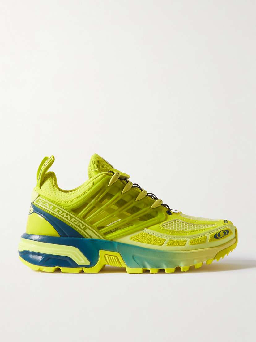 Salomon Acs Pro Rubber-trimmed Mesh Sneakers