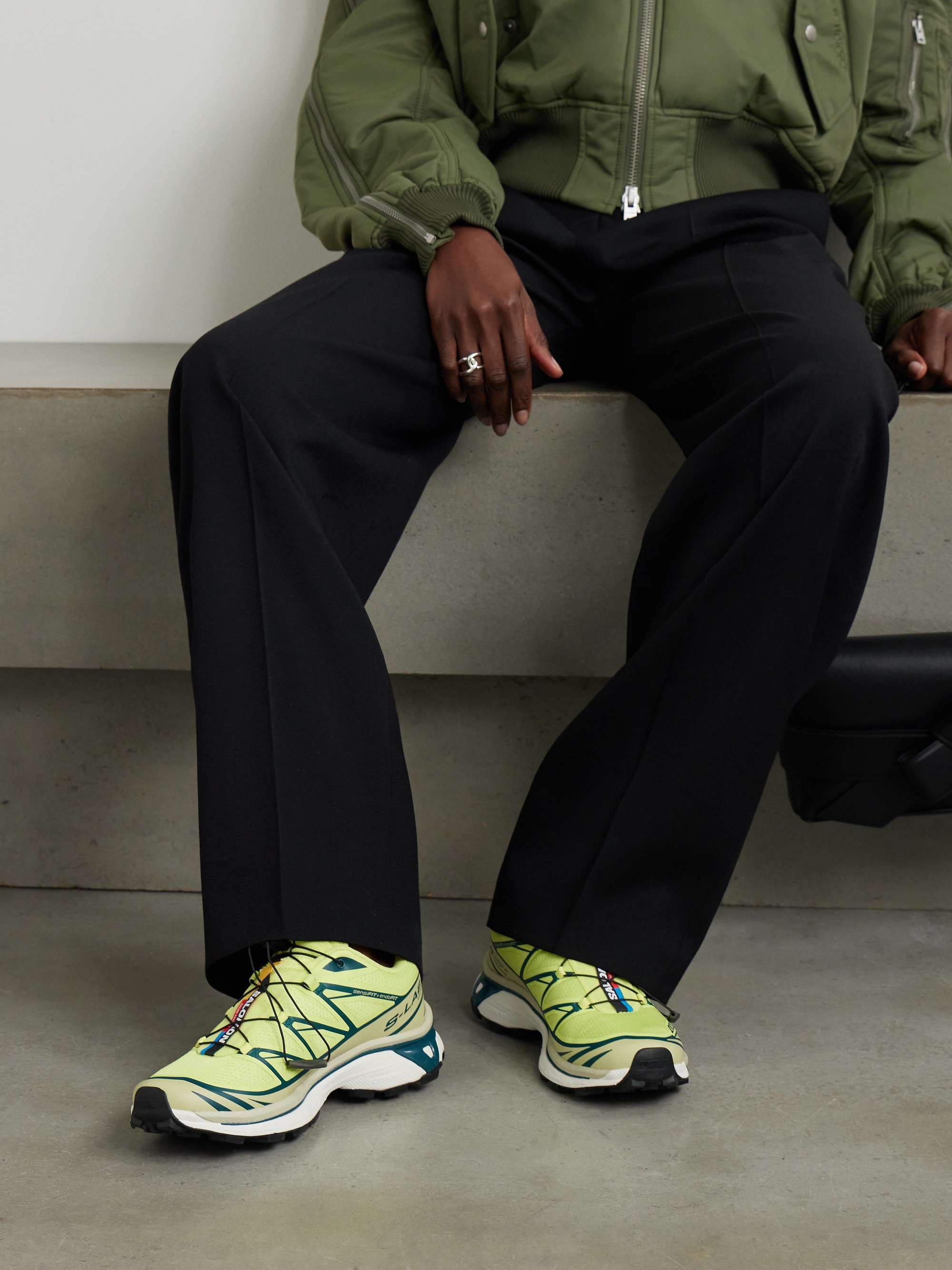 Salomon lime green shop