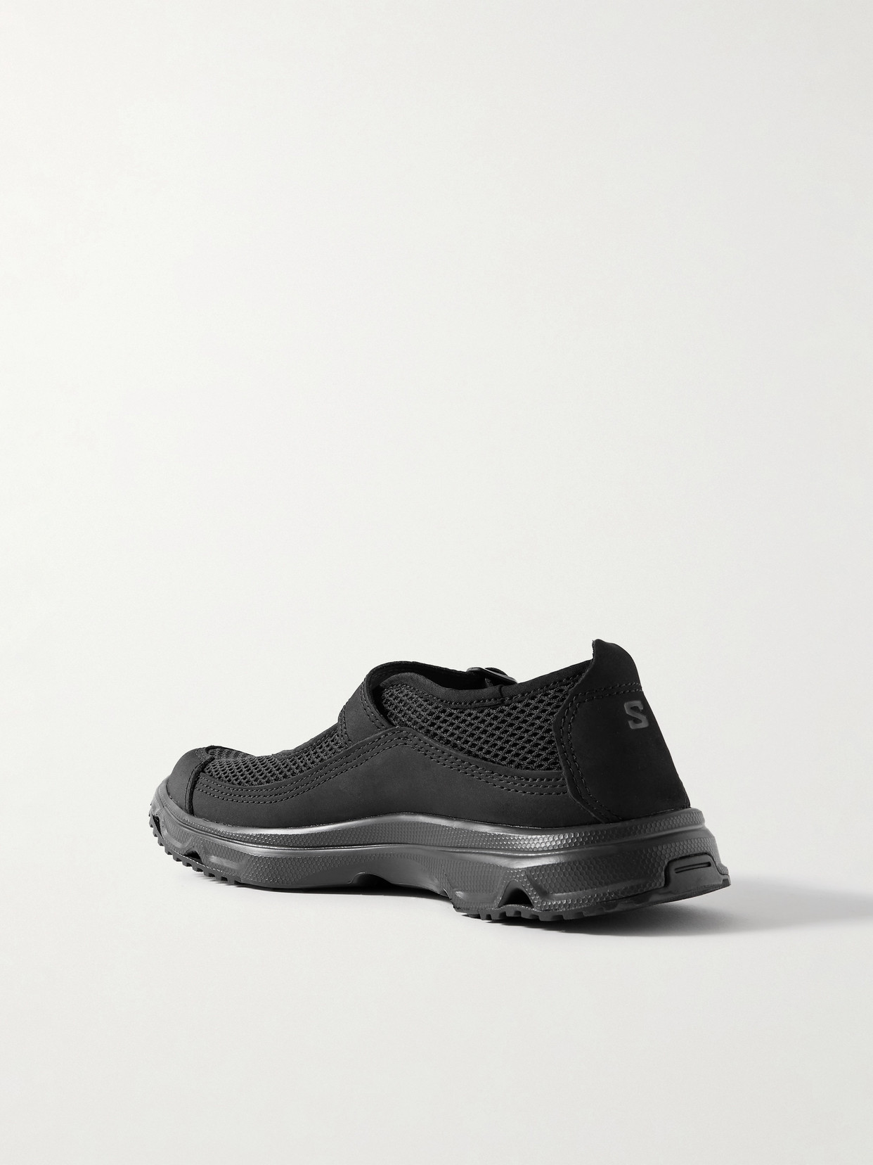 Salomon Rx Marie-jeanne Rubber-trimmed Mesh Sandals In Black