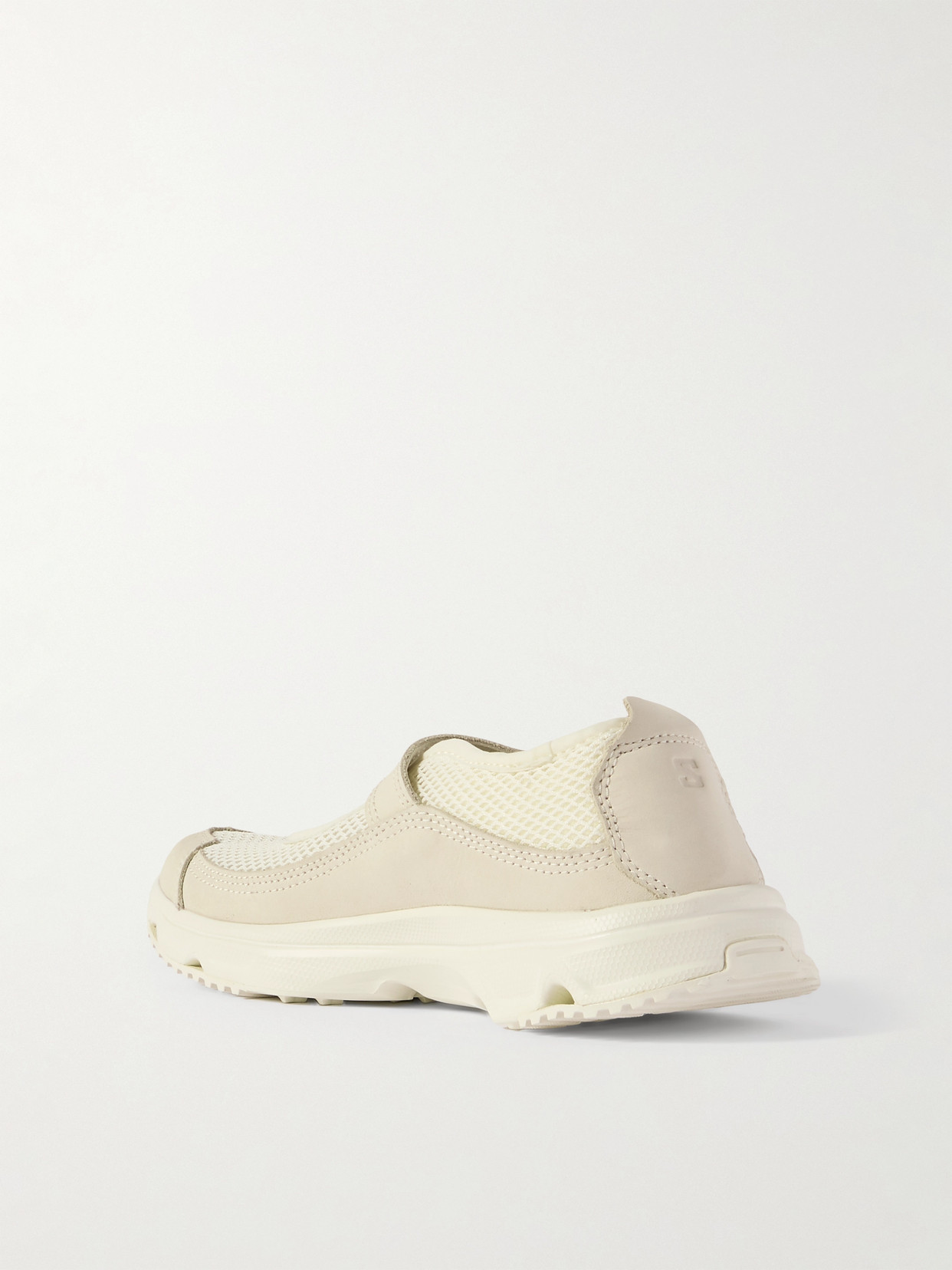 SALOMON RX MARIE-JEANNE LEATHER-TRIMMED MESH SANDALS