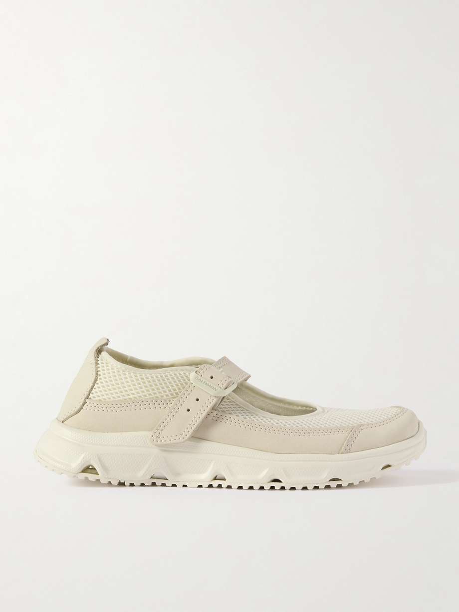 Salomon's 'RX Marie-Jeanne' sneaker-style sandals are both sleek and comfortable, making them a smart choice for sightseeing on vacation or running errands. They're made from lightweight, breathable mesh with leather trims and have Mary Jane-inspired buckled straps. The Contagrip® soles ensure traction on any terrain.