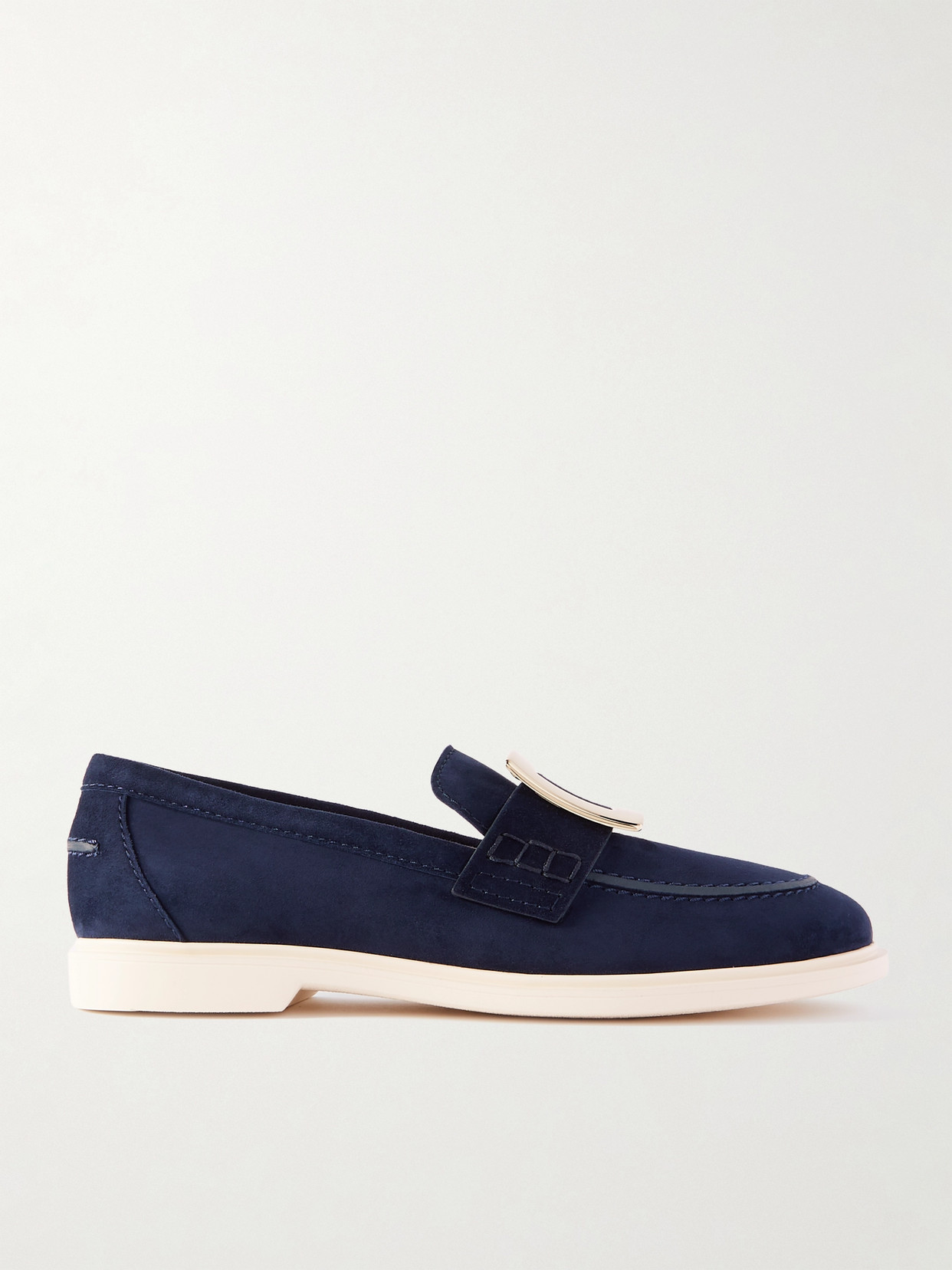 Roger Vivier - Summer Suede Loafers - Blue