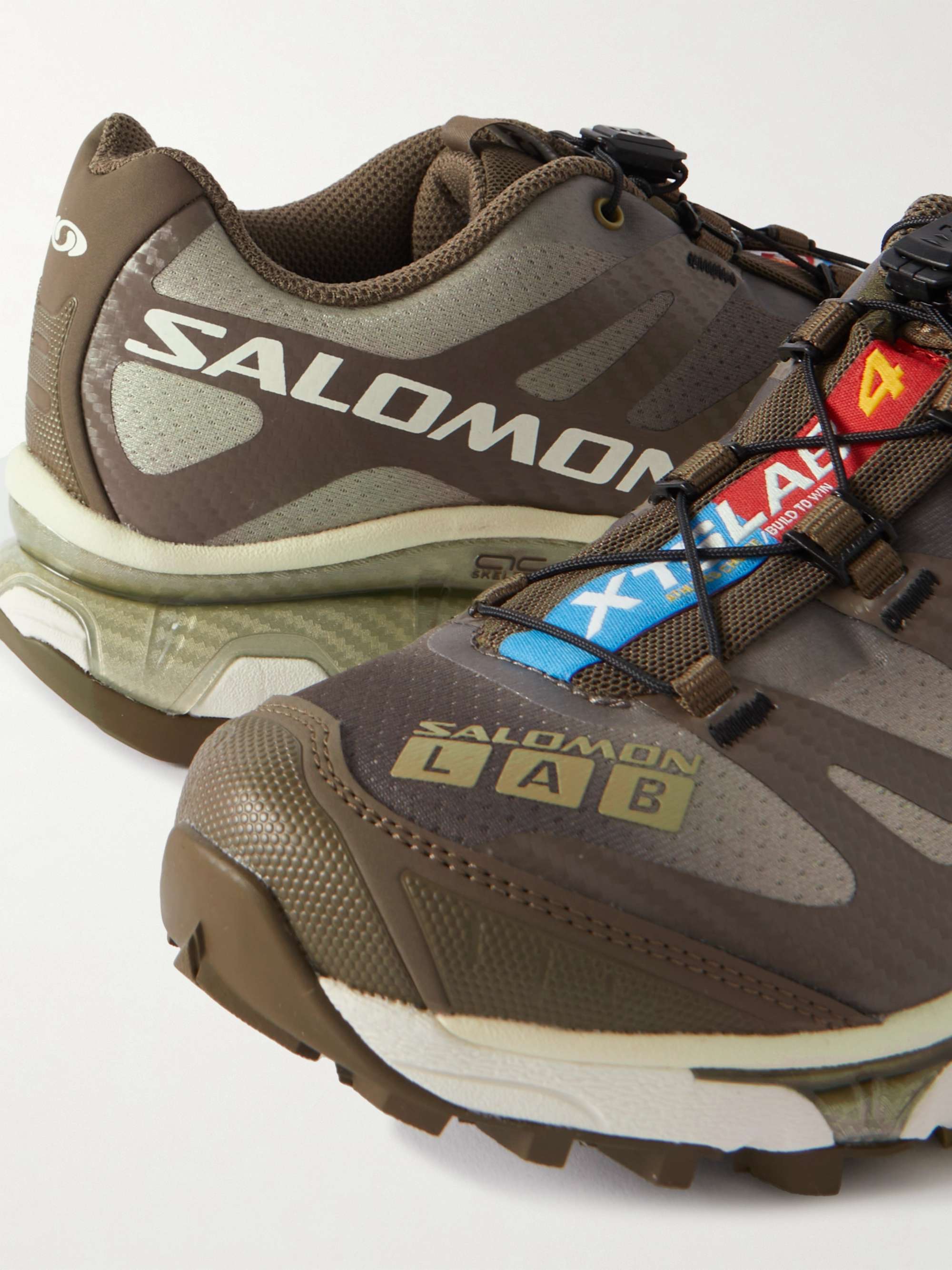 SALOMON XT-4 OG Aurora Borealis rubber-trimmed printed mesh SALOMON XT-4 OG Aurora Borealis rubber-trimmed printed mesh