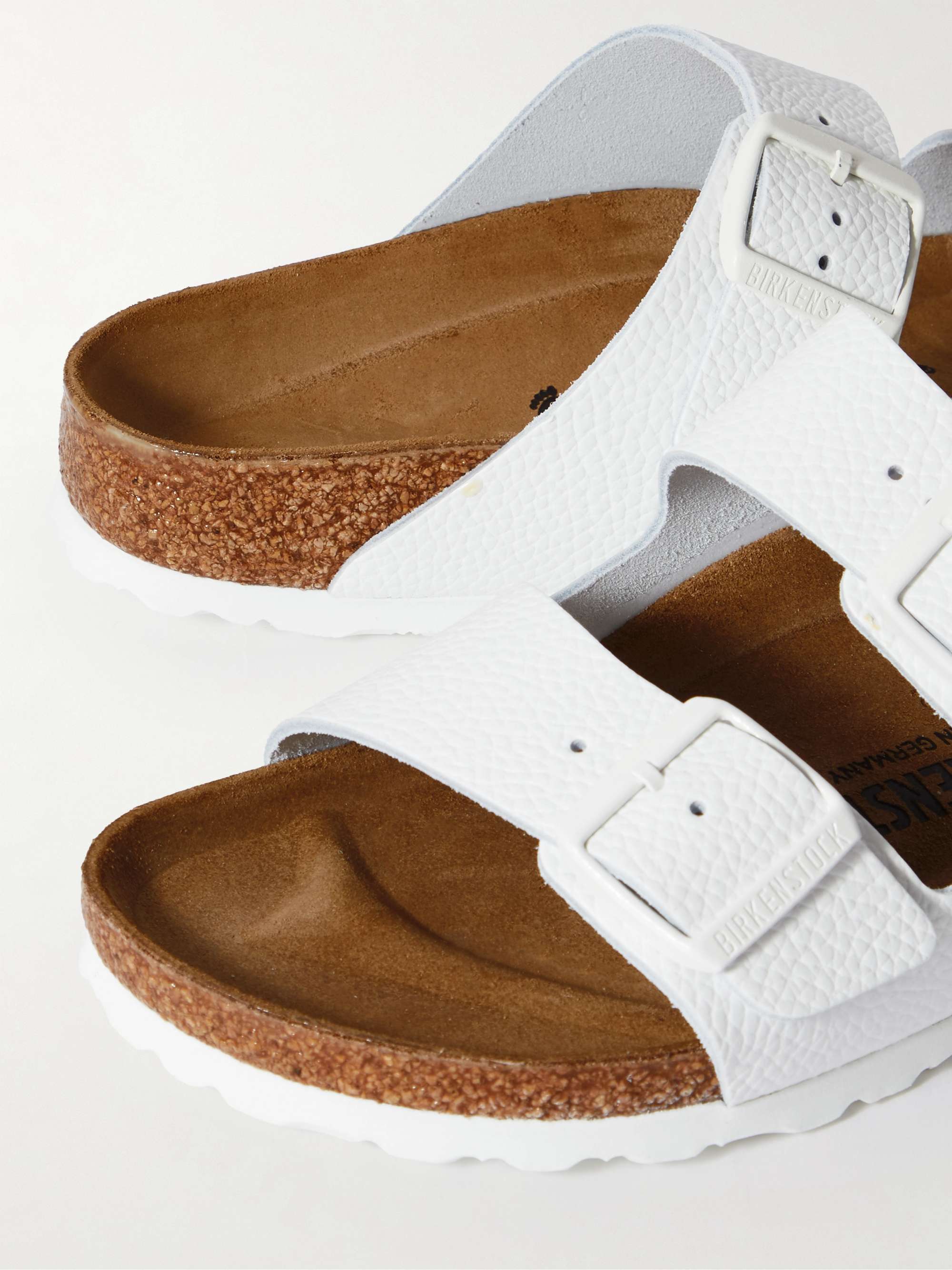 BIRKENSTOCK Arizona metallic leather sandals