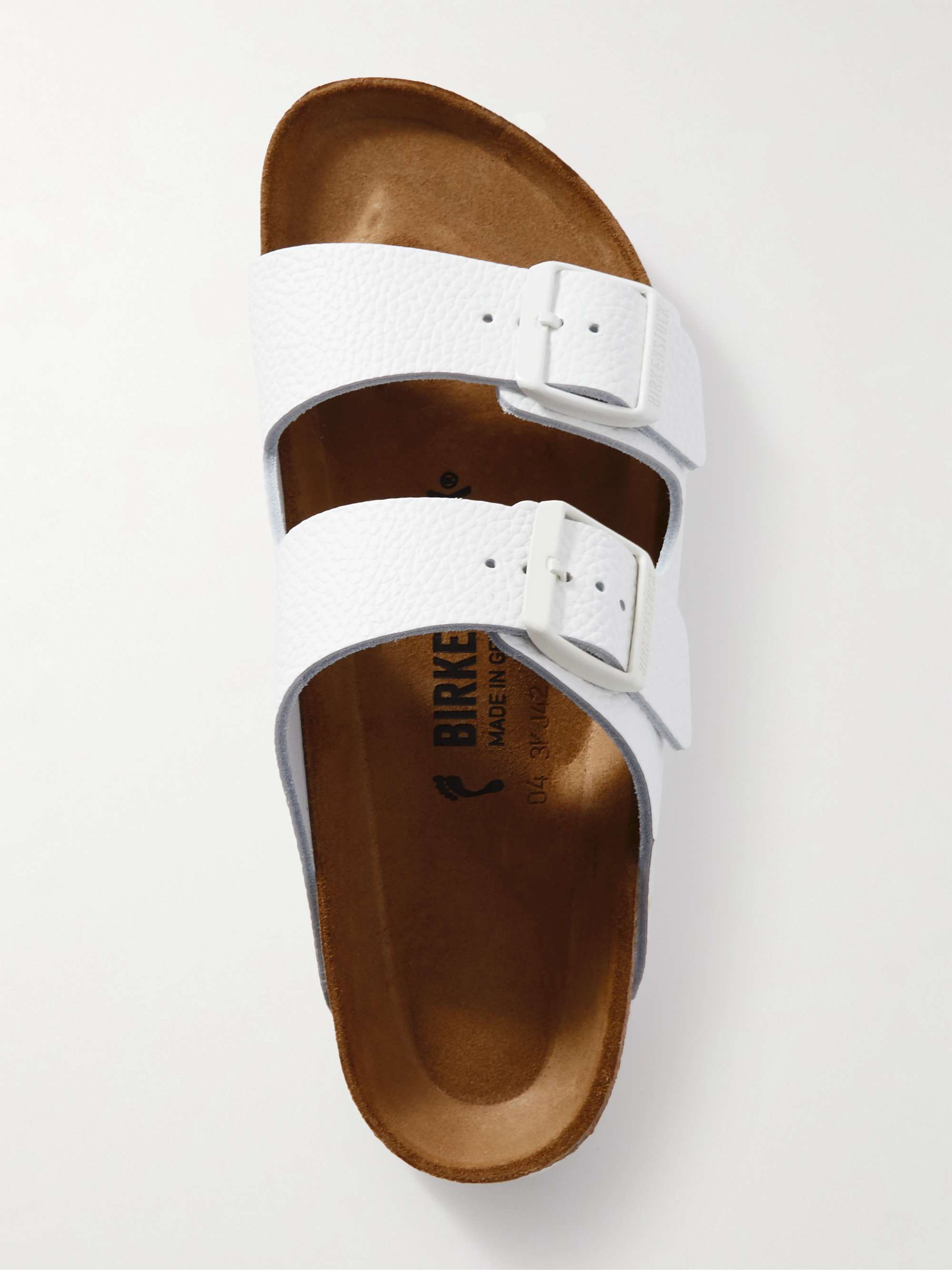 BIRKENSTOCK Arizona metallic leather sandals