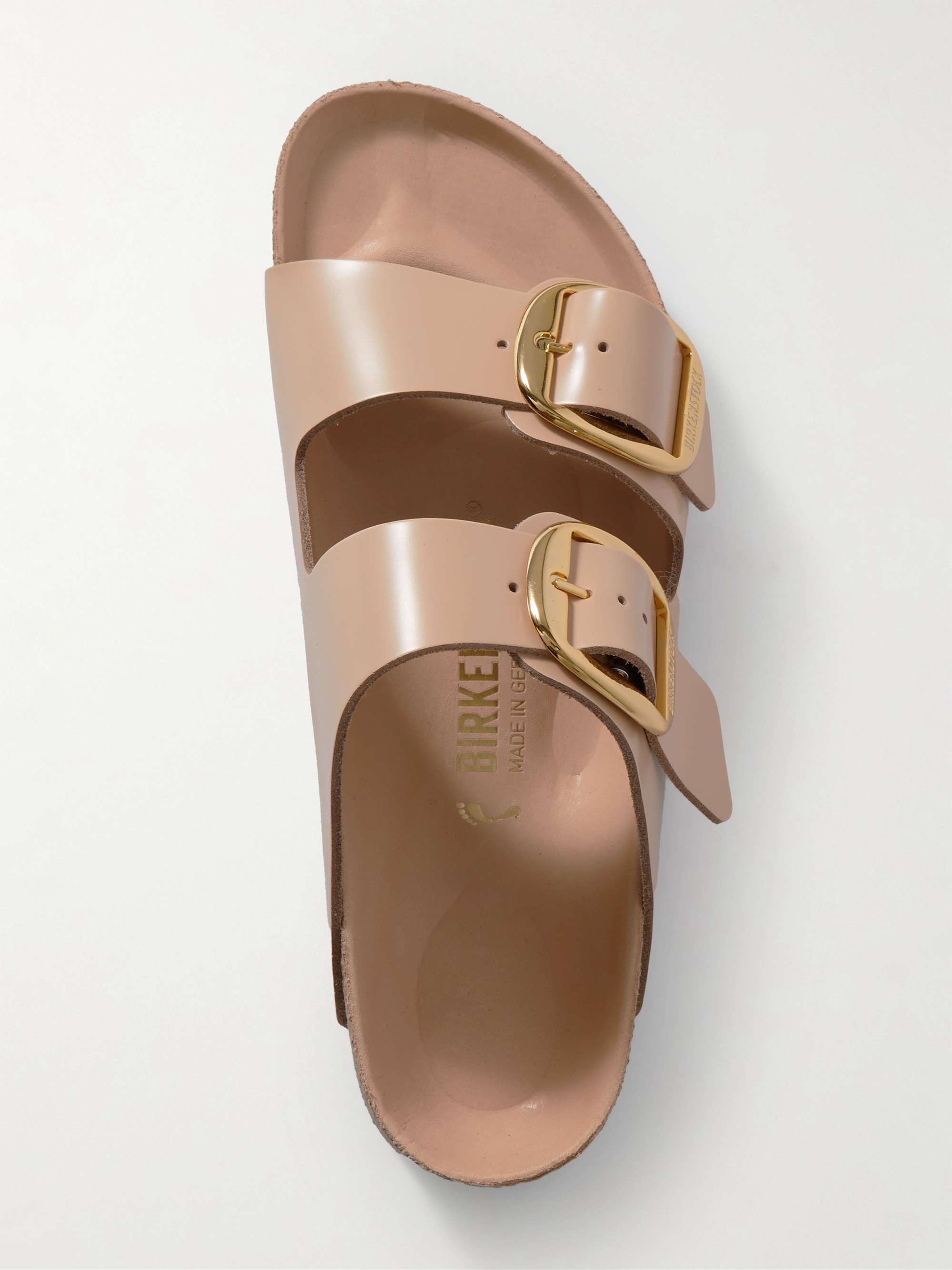 BIRKENSTOCK Arizona metallic leather sandals