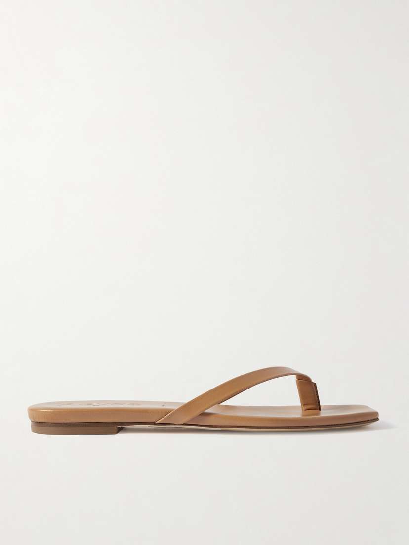 aeyde Renee Leather Flip Flops