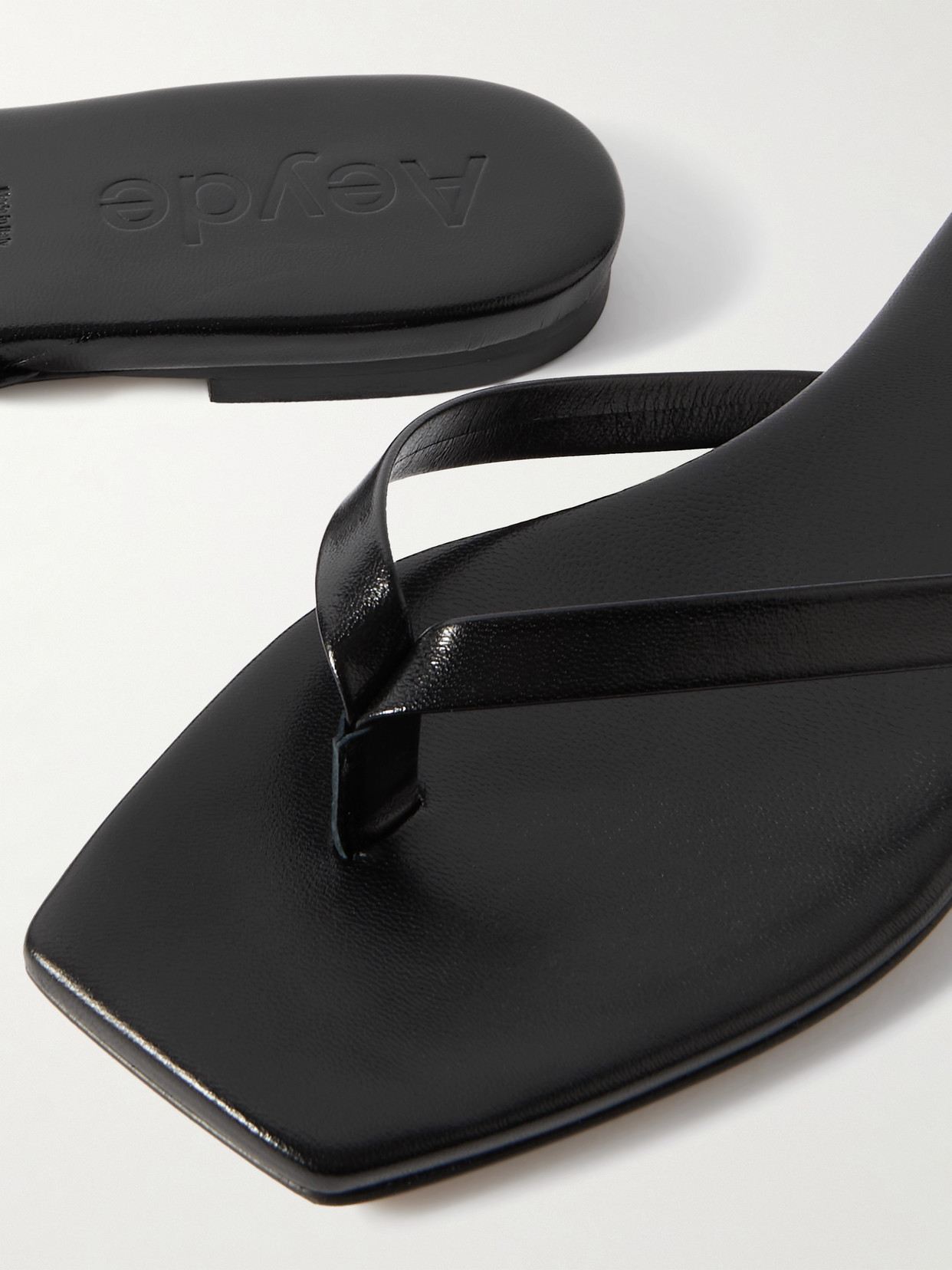 Renee Leather Flip Flops