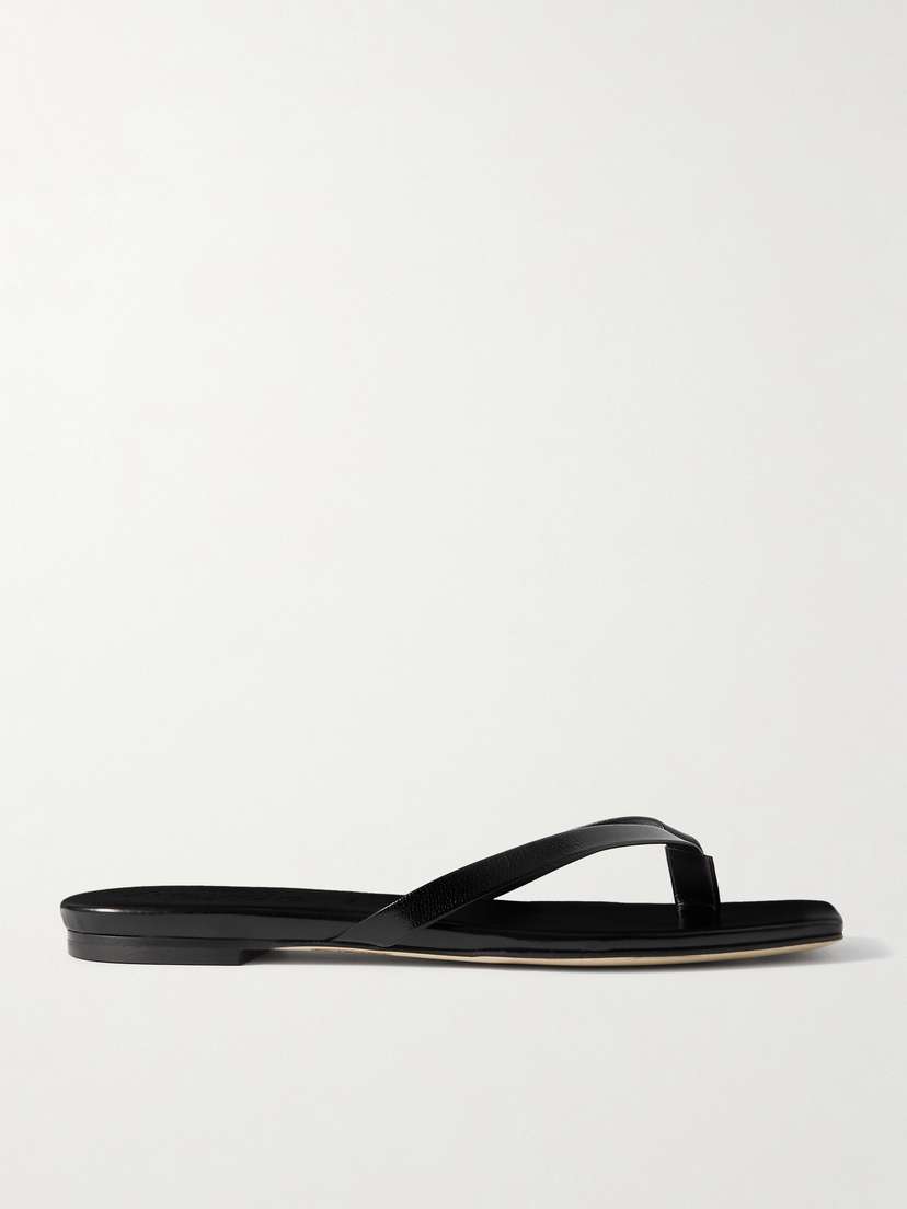 aeyde Renee Leather Flip Flops