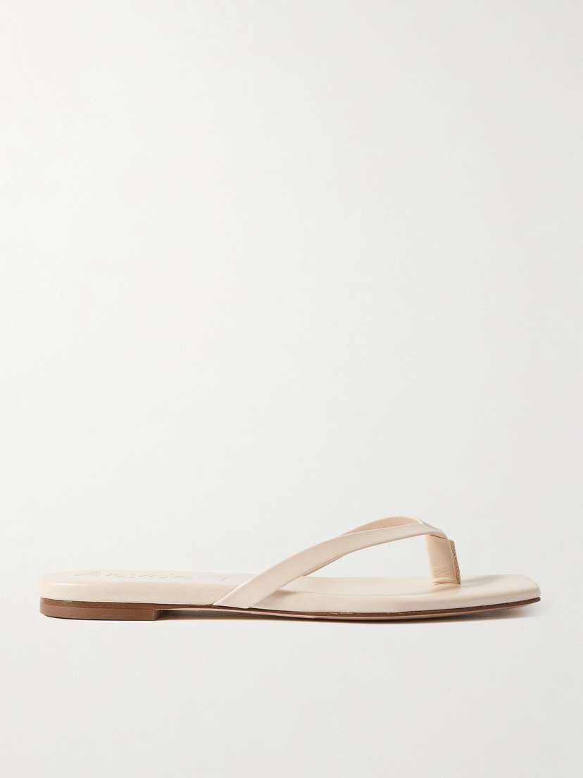 aeyde Renee Leather Flip Flops