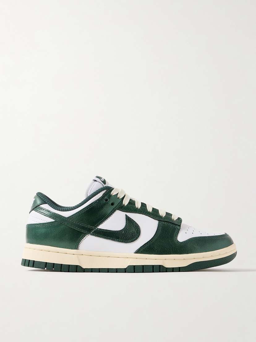 Nike Dunk Low Metallic Leather Sneakers