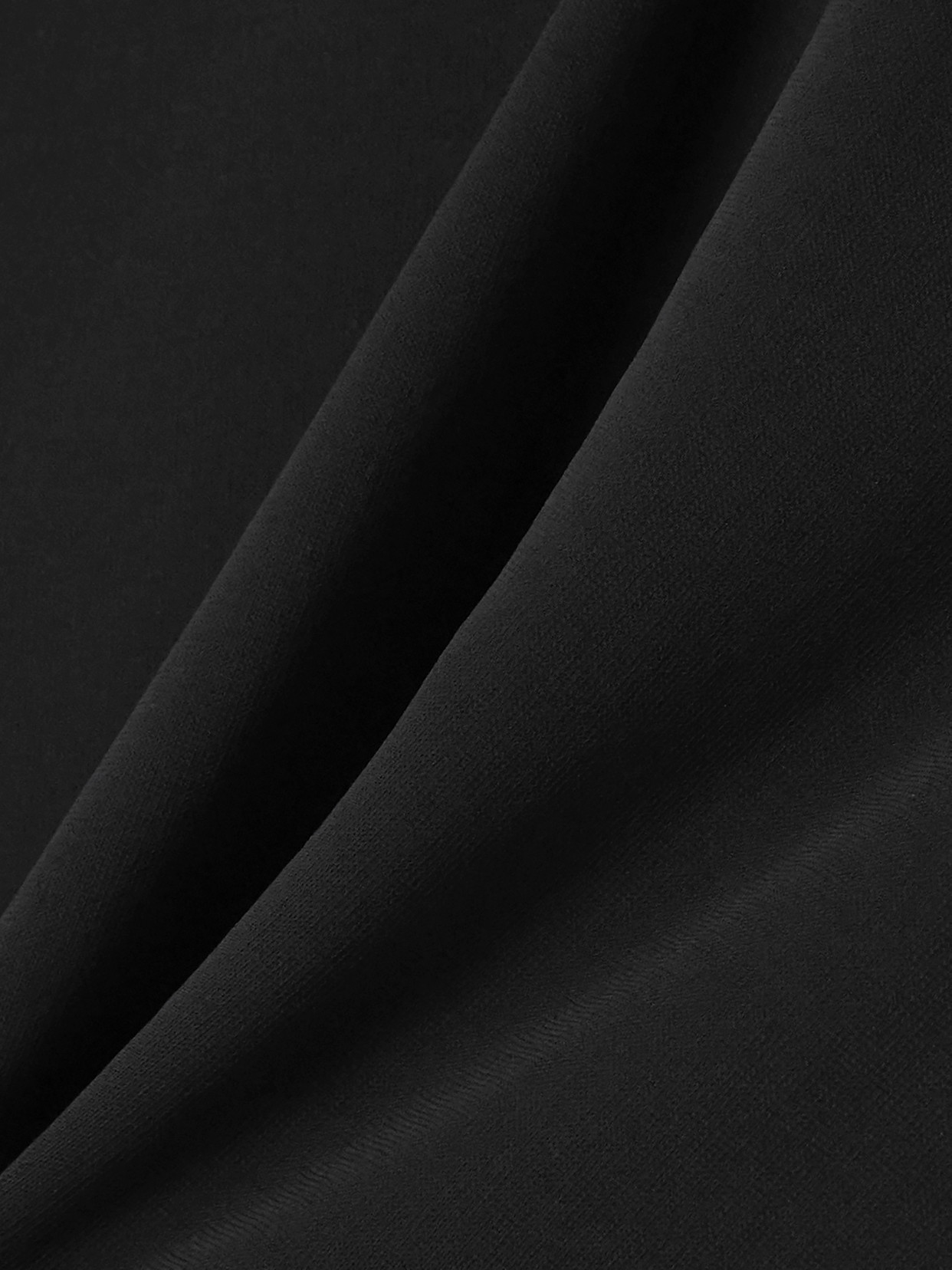 Courrèges Belted Leather-trimmed Jersey Mini Skirt In Black