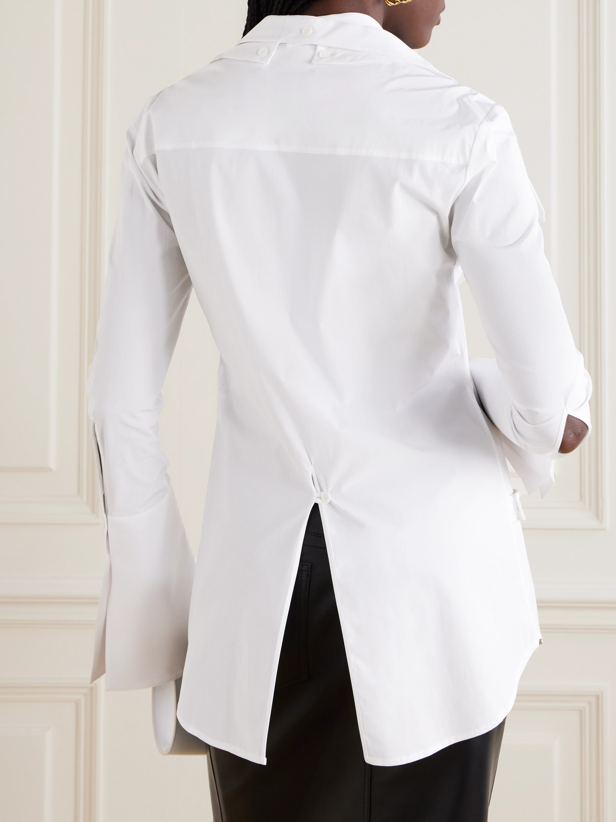 Cotton-Blend Poplin Shirt