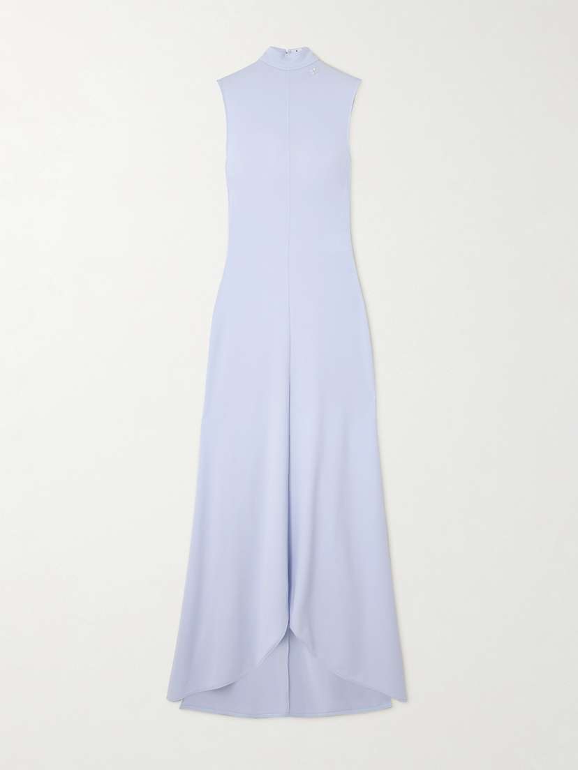 Courrèges Asymmetric Jersey Maxi Dress