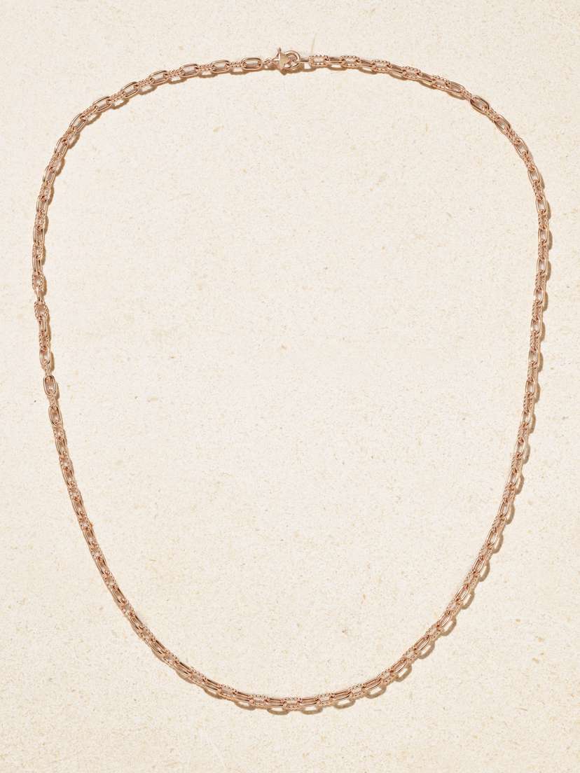 David Yurman Madison 18-karat Rose Gold Necklace