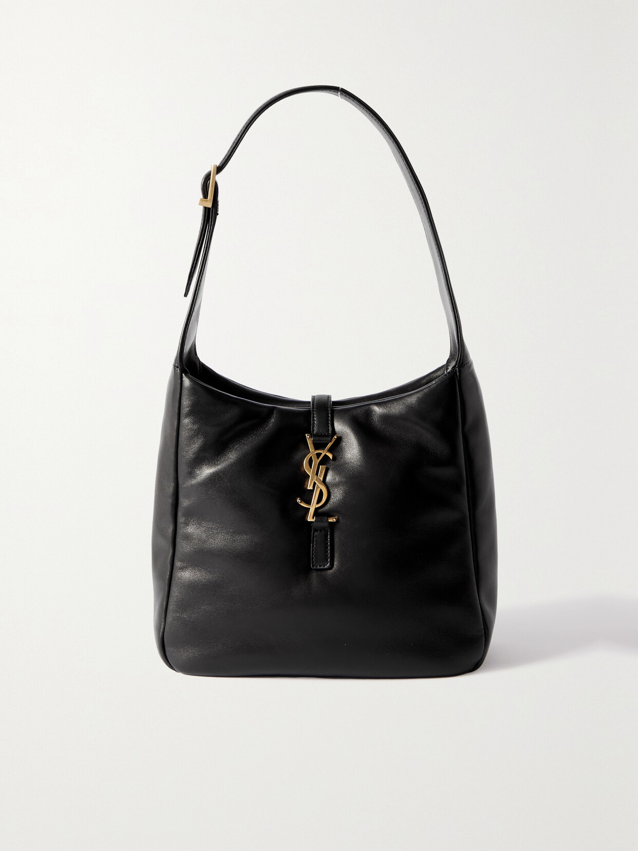 SAINT LAURENT - Le 5 À 7 Supple Small Padded Leather Shoulder Bag - Black
