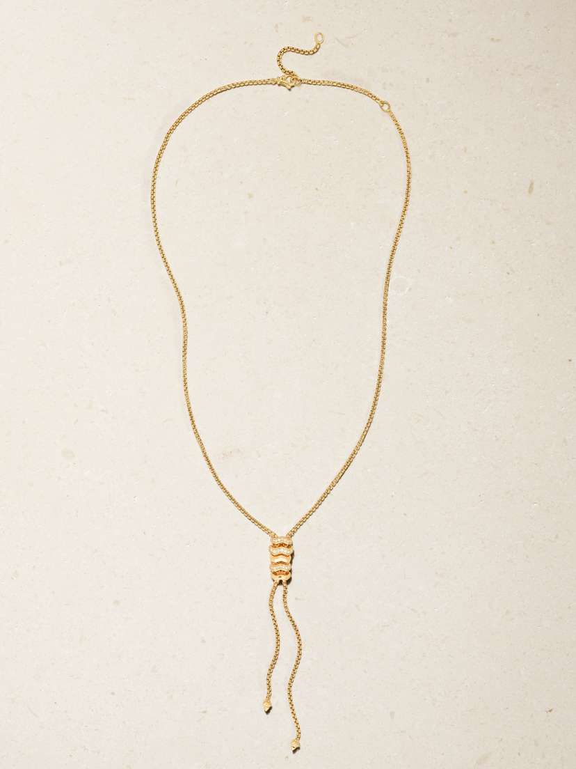 David Yurman Stax 18-karat Gold Diamond Necklace