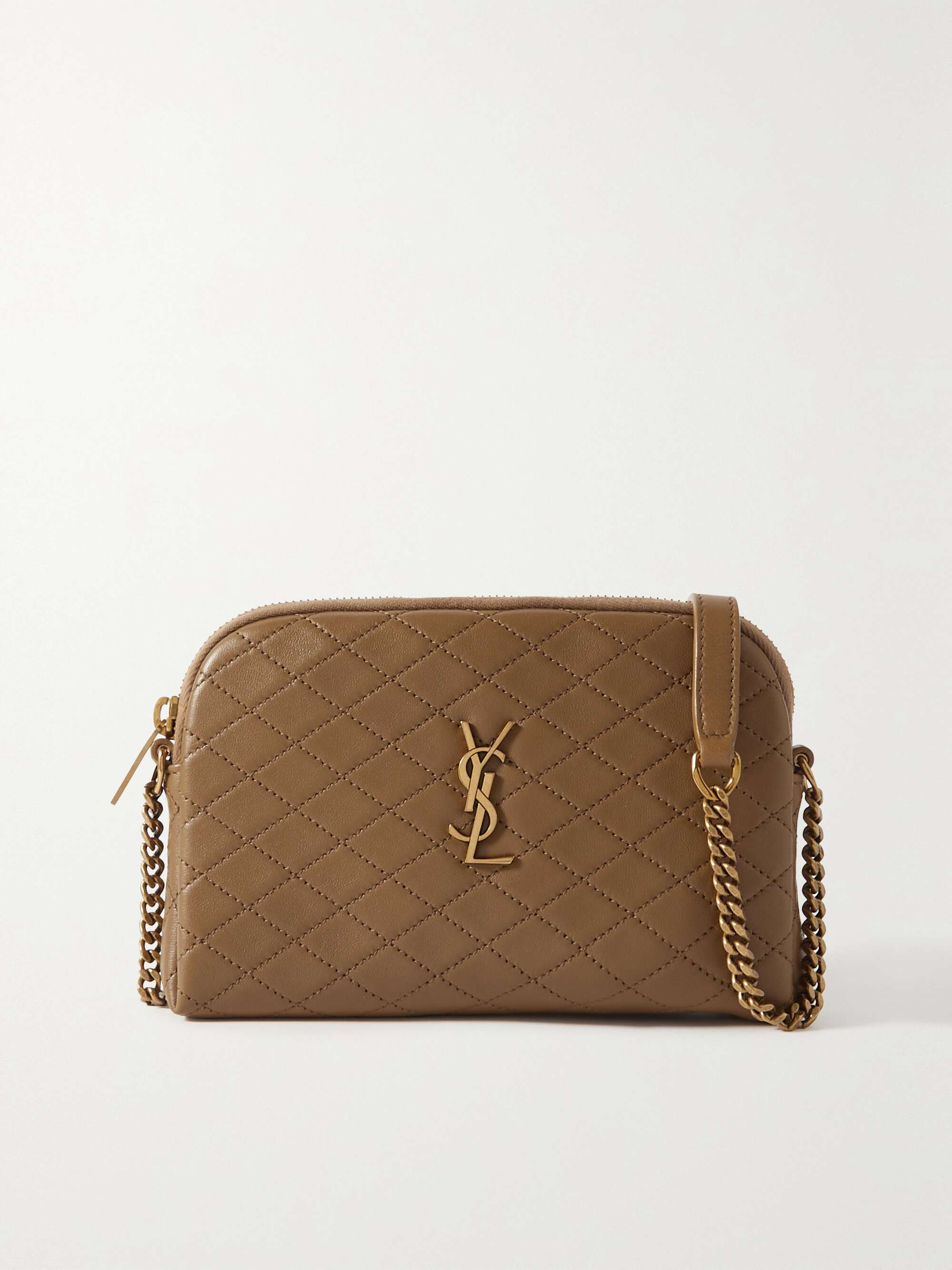 SAINT LAURENT Gaby quilted leather shoulder bag | NET-A-PORTER