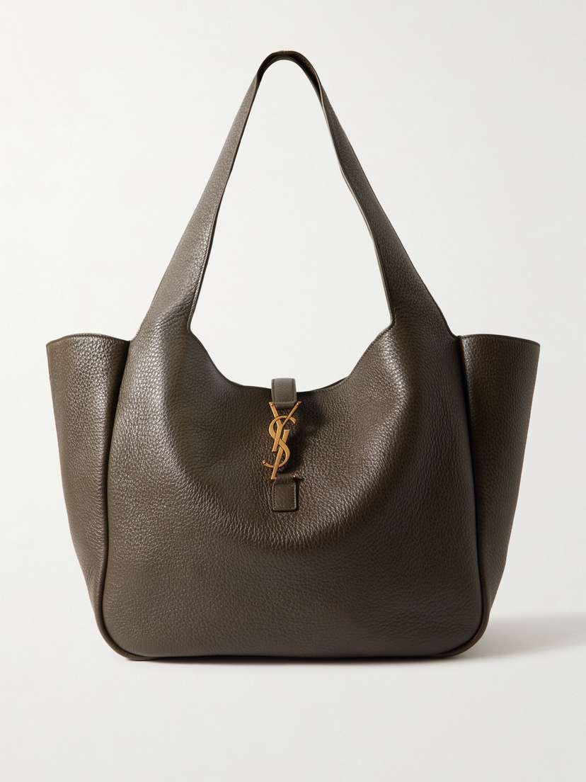 Saint Laurent Le 5 À 7 Bea Textured-leather Tote