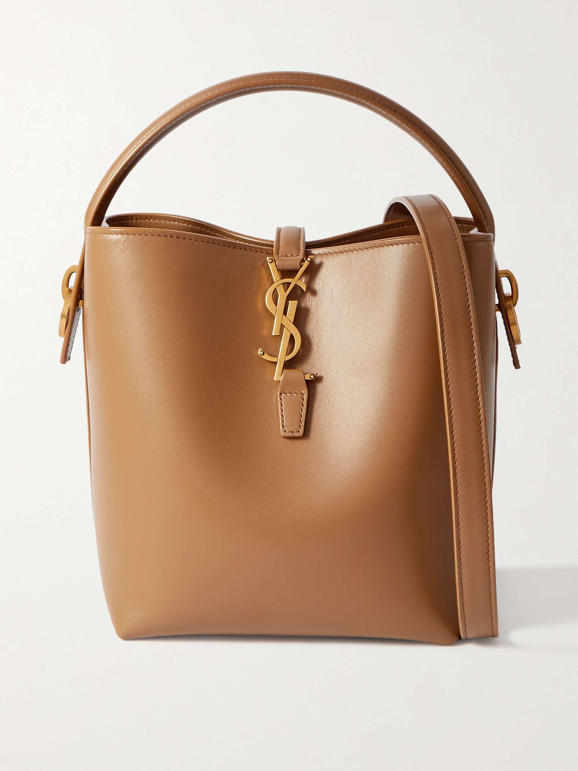 SAINT LAURENT Le 37 small leather bucket bag | NET-A-PORTER