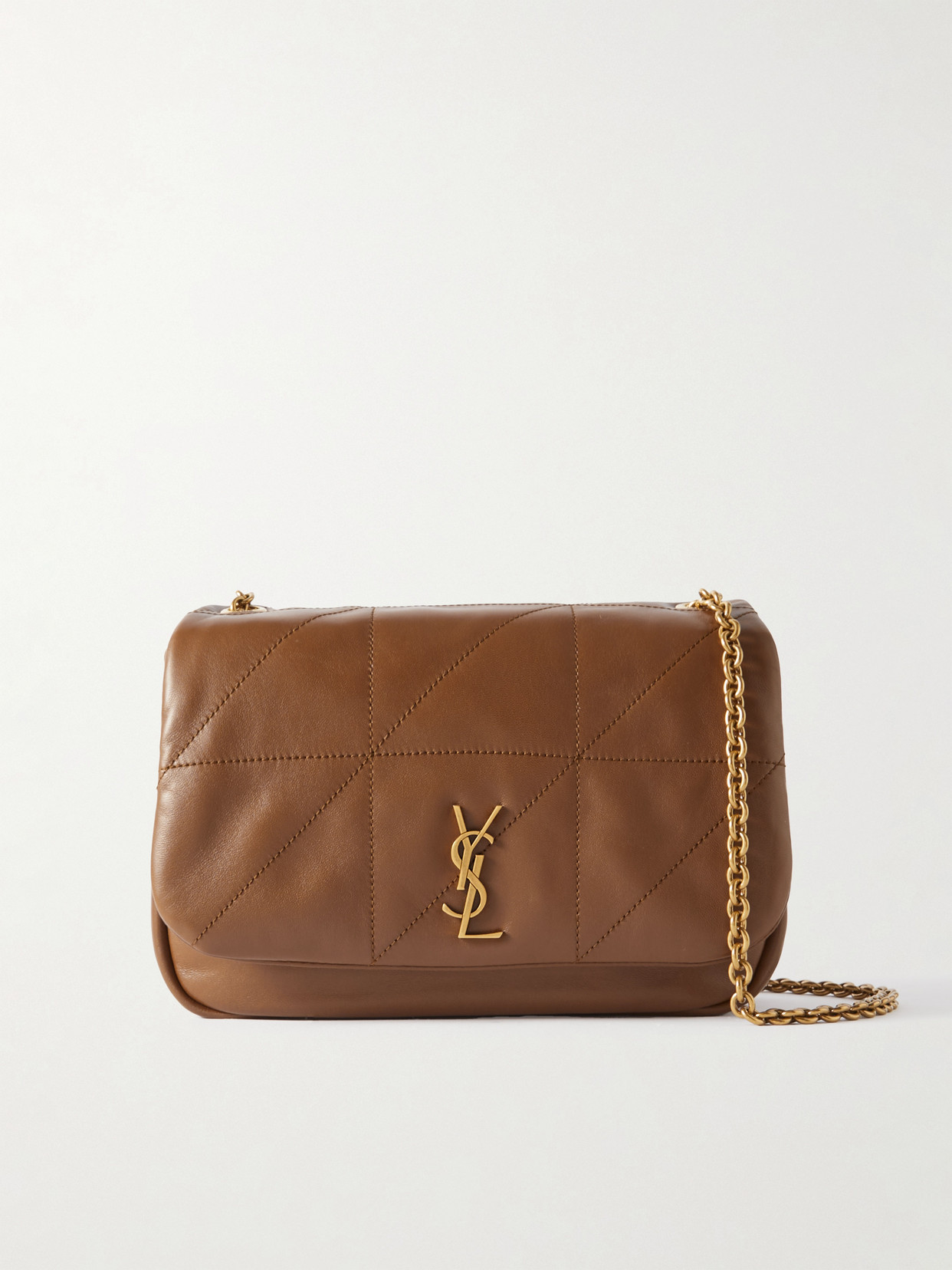 SAINT LAURENT - Jamie 4.3 Quilted Leather Shoulder Bag - Brown