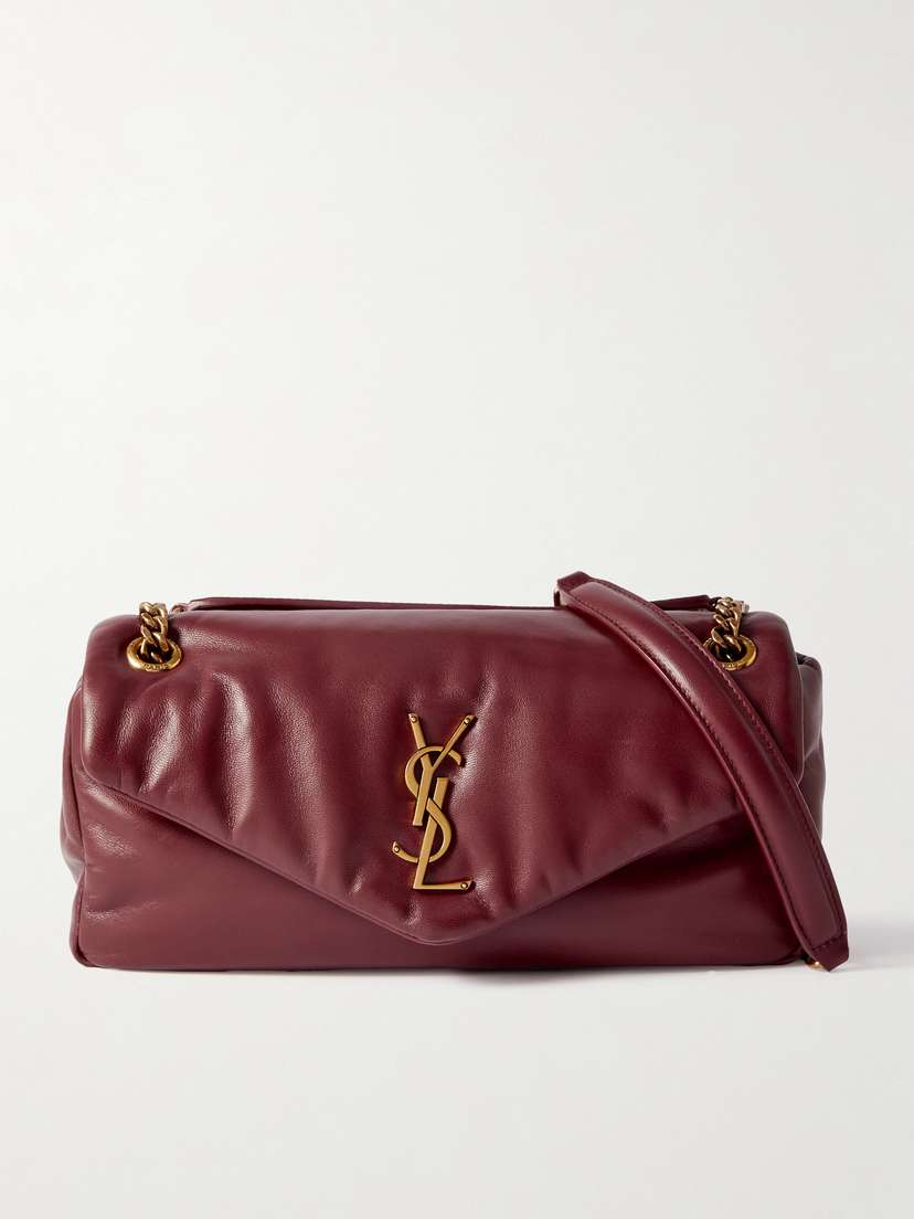 Saint Laurent Calypso Padded Leather Shoulder Bag
