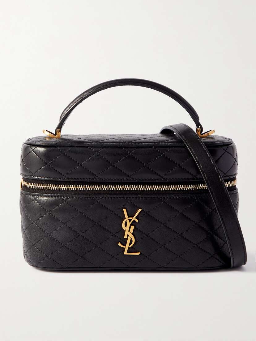 Saint Laurent Gaby Vanity Mini Quilted Leather Shoulder Bag