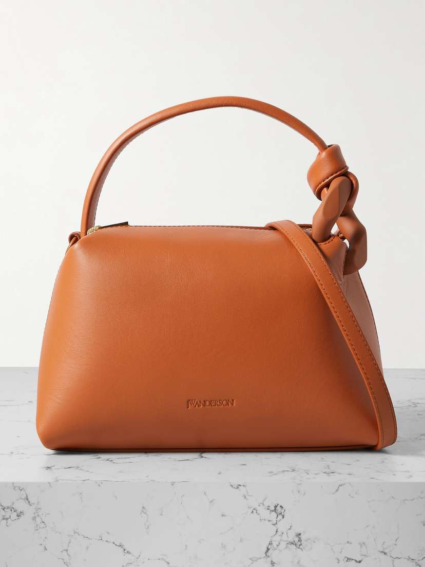 JW Anderson Jwa Corner Small Chain-embellished Leather Shoulder Bag