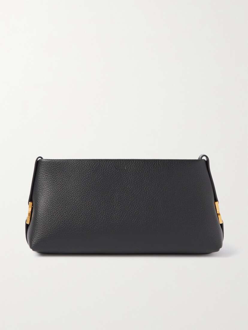 Chloé Marcie Textured-leather Clutch