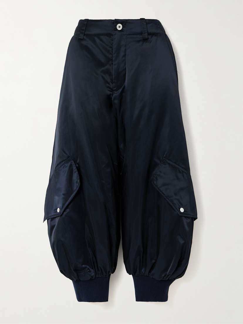 JW Anderson Padded Satin Cargo Pants - UK 14
