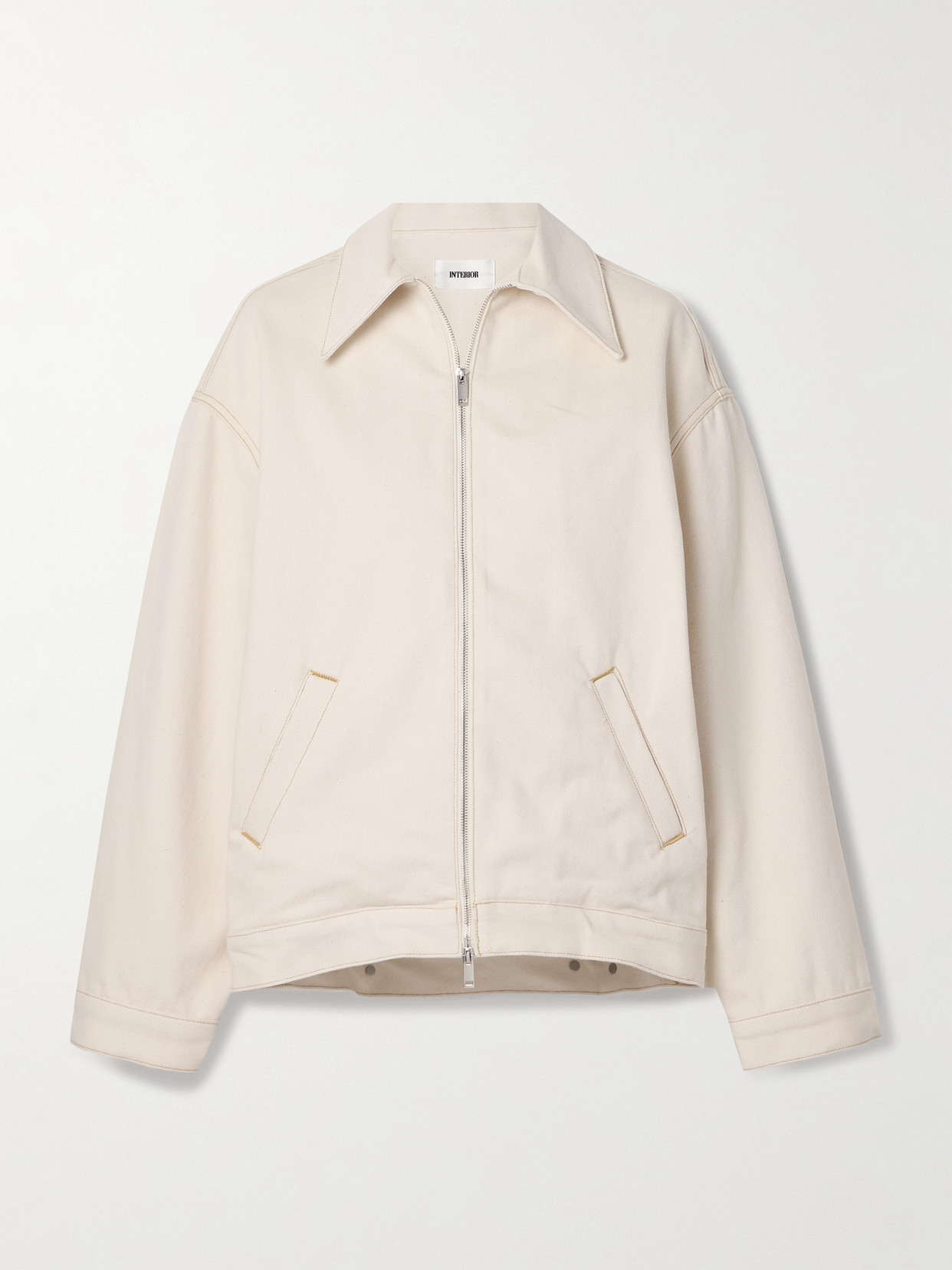 Interior - The Ty Denim Jacket - Off-white