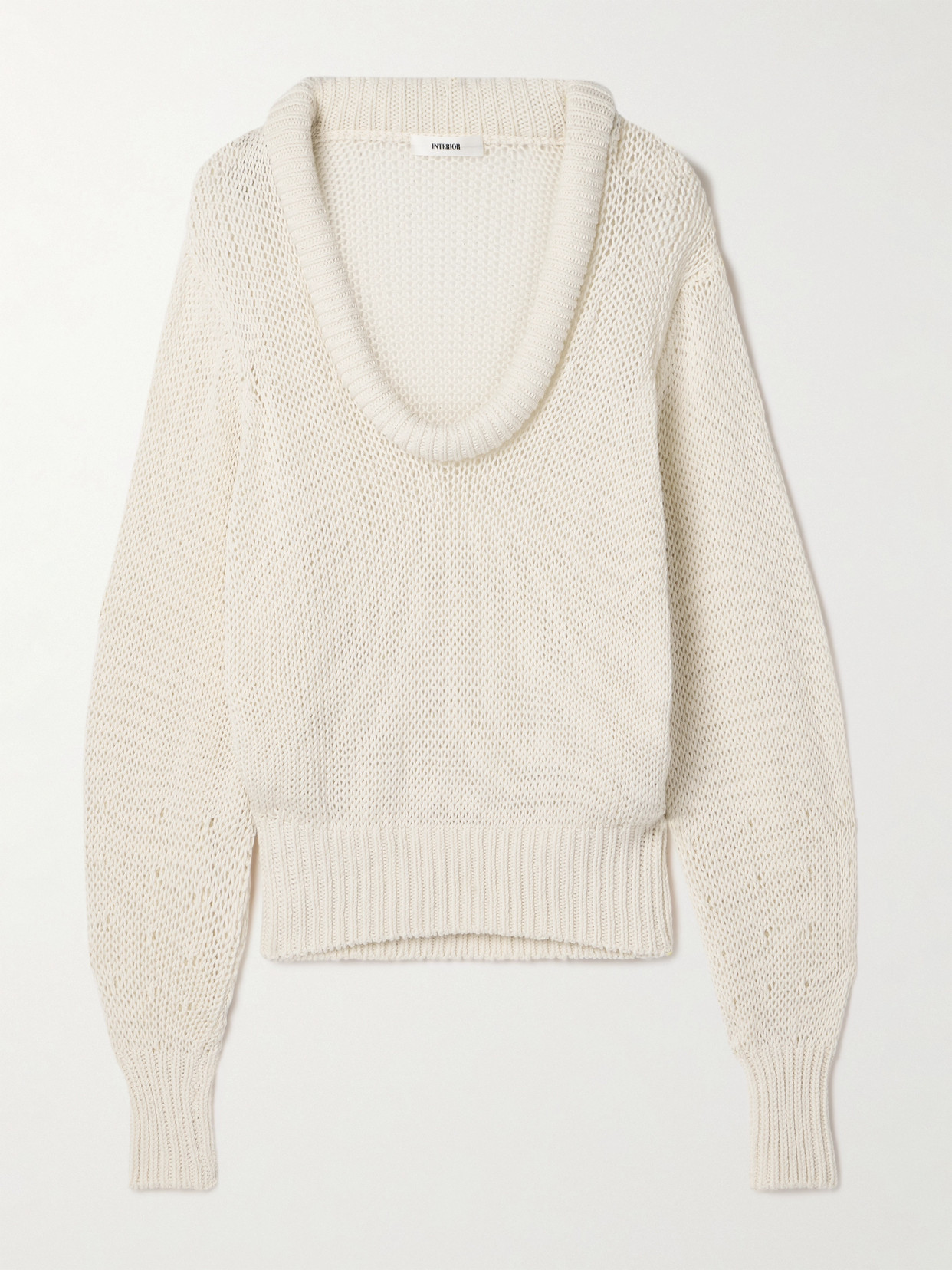 Interior The Bruno Cotton And Silk-blend Sweater