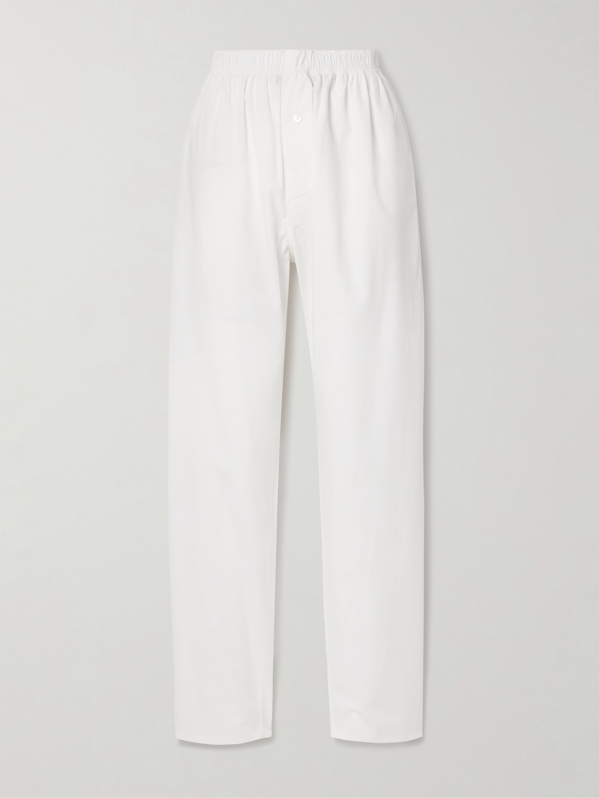 Interior The Nicola cotton-poplin straight-leg pants