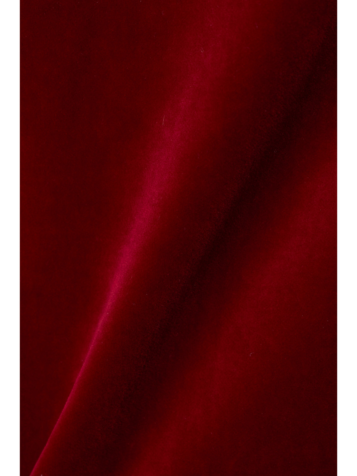Liberowe + Net Sustain Vera Cotton-velvet Mini Skirt In Red