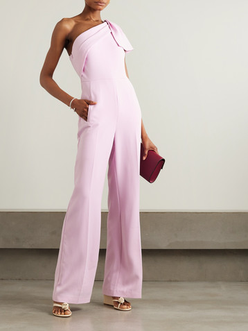 Roland Mouret One-shoulder cady jumpsuit