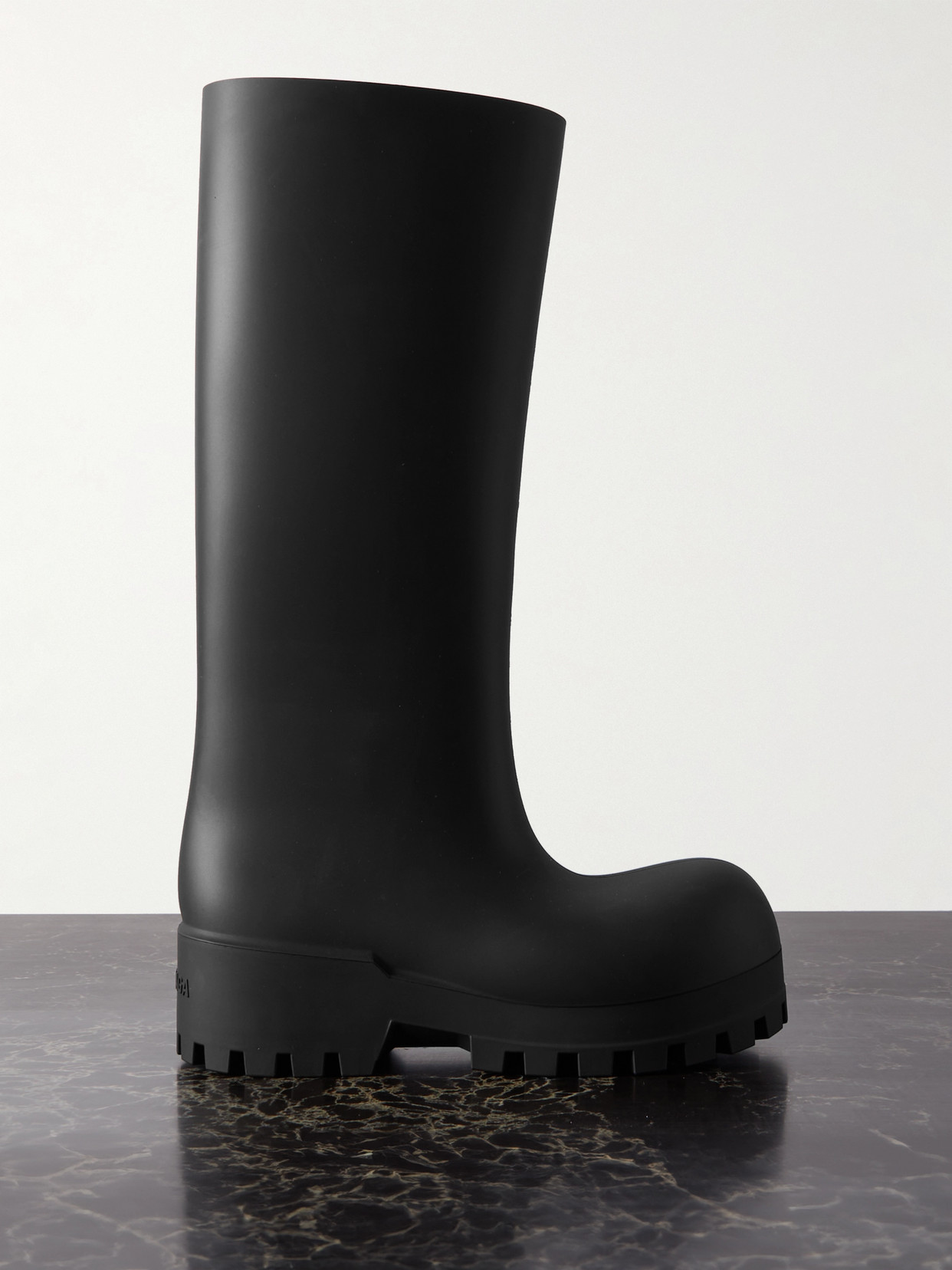 Balenciaga Bulldozer Tpu Rain Boots In Black