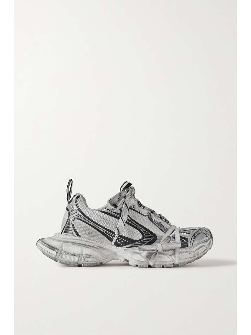 Balenciaga 3xl Mesh And Rubber Sneakers