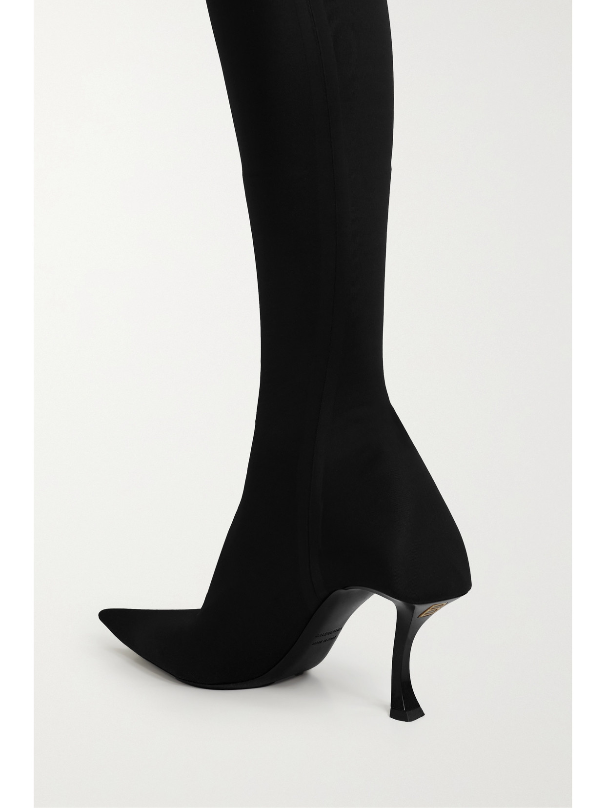 Hourglass Stretch-Knit Over-The-Knee Boots