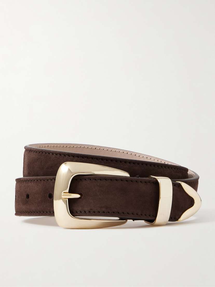 Khaite Benny Suede Belt