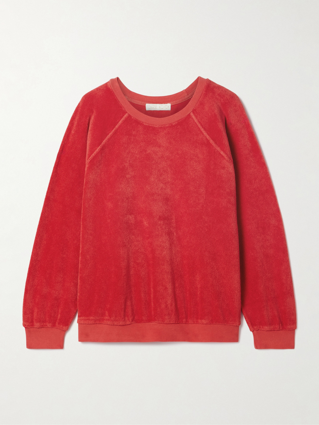 Suzie Kondi - Samos Cotton-blend Terry Sweatshirt - Red
